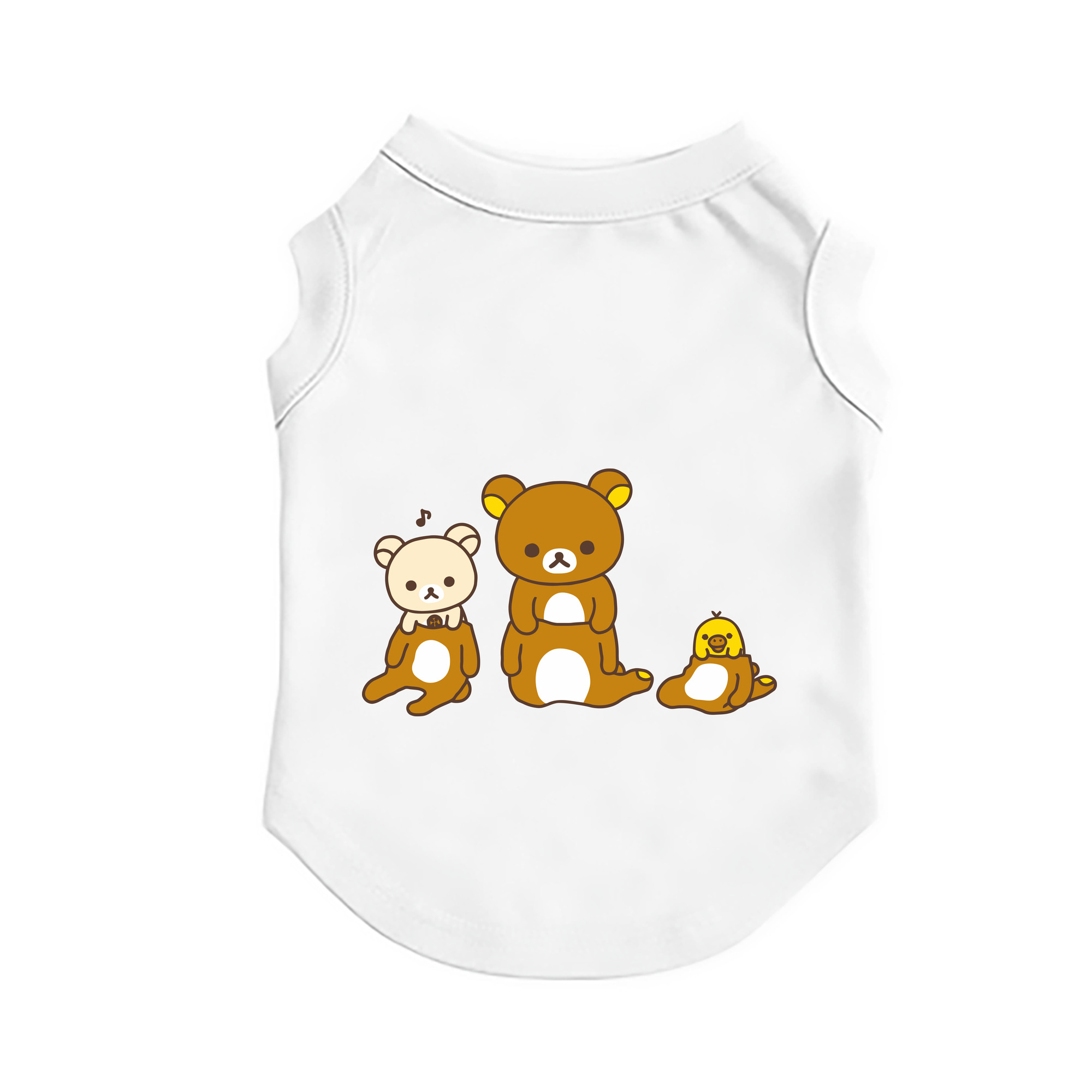 （画像用） リラックマ リラックマ キイロイトリ Rilakkuma Korilakkuma Kiiroitori ペット用ベスト