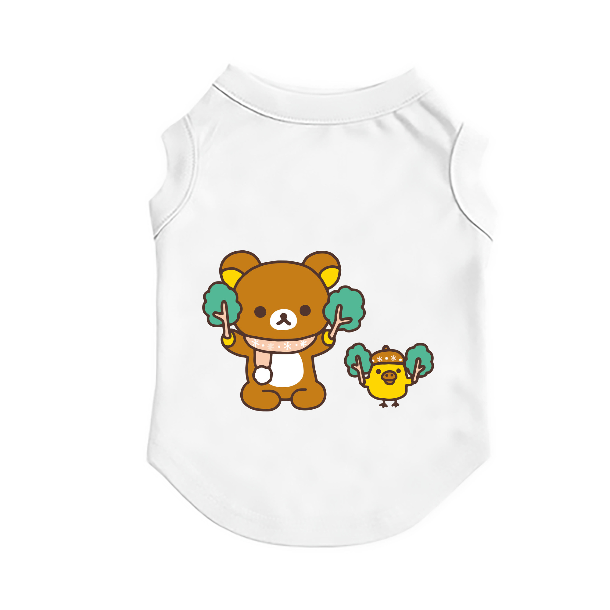 （画像用） リラックマ リラックマ キイロイトリ Rilakkuma Korilakkuma Kiiroitori ペット用ベスト