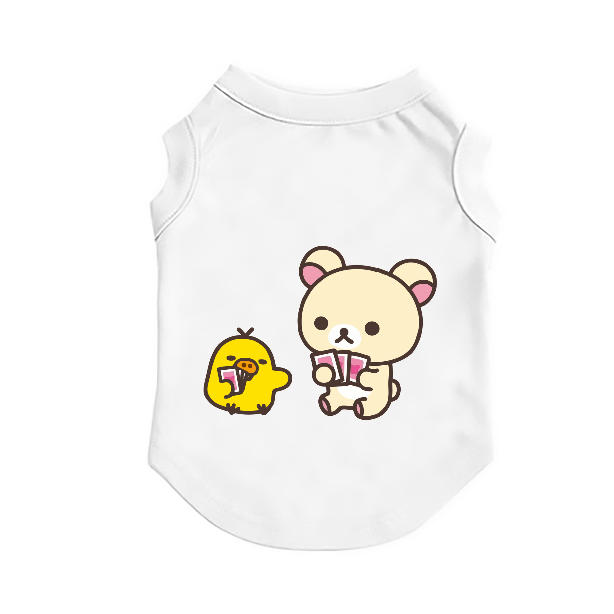 （画像用） リラックマ リラックマ キイロイトリ Rilakkuma Korilakkuma Kiiroitori ペット用ベスト