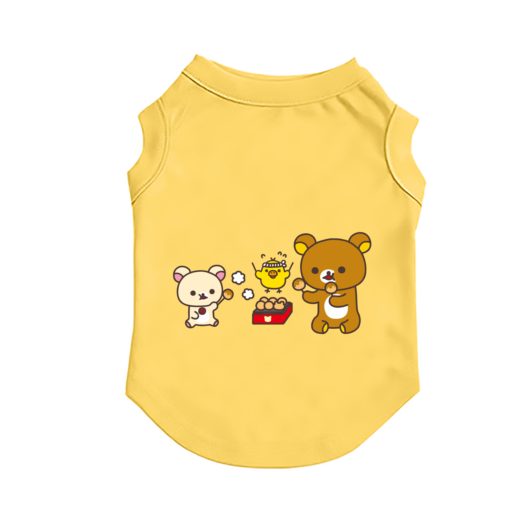（画像用） リラックマ リラックマ キイロイトリ Rilakkuma Korilakkuma Kiiroitori ペット用ベスト