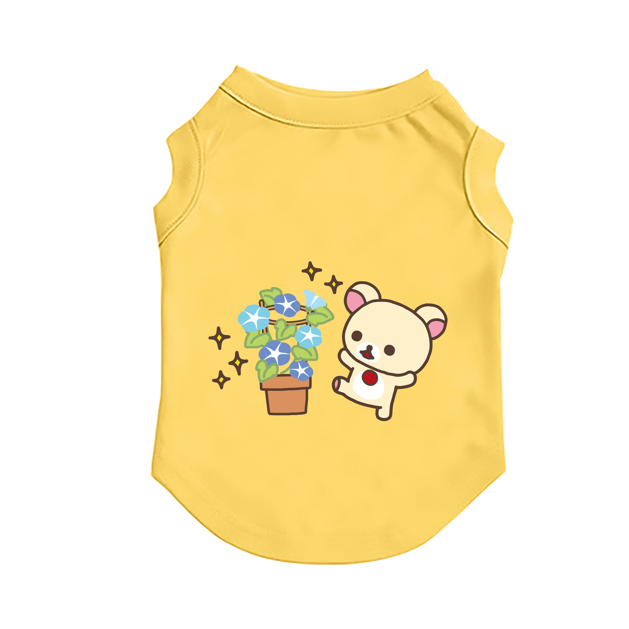 （画像用） リラックマ リラックマ キイロイトリ Rilakkuma Korilakkuma Kiiroitori ペット用ベスト