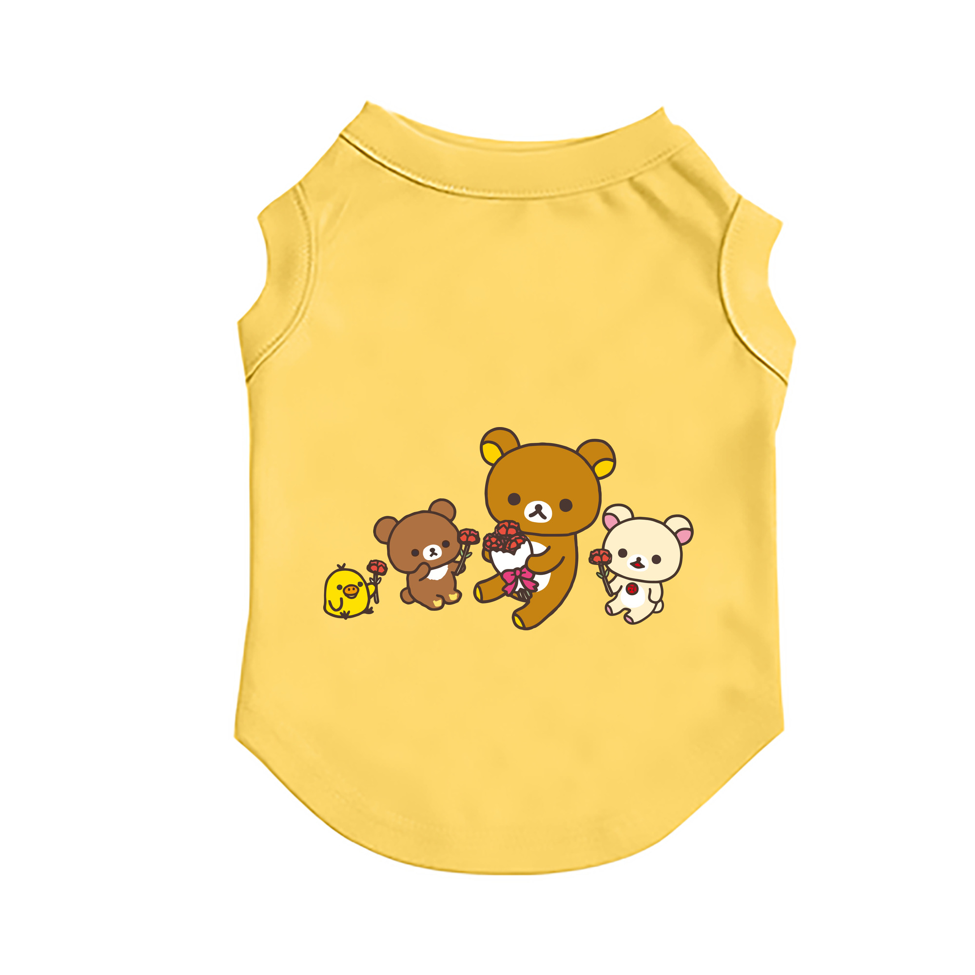 （画像用） リラックマ リラックマ キイロイトリ Rilakkuma Korilakkuma Kiiroitori ペット用ベスト