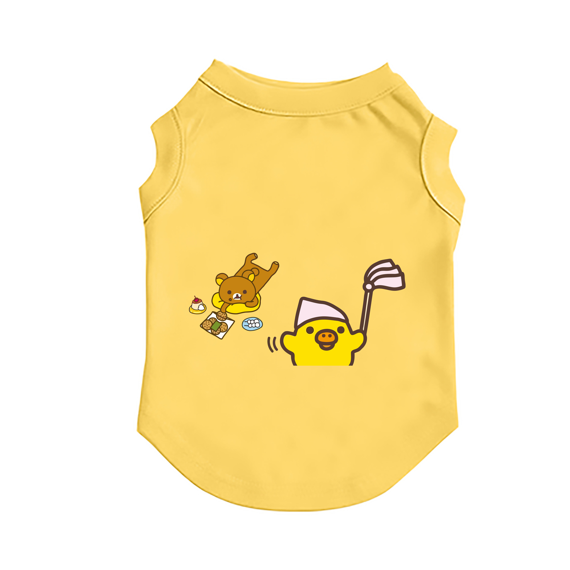 （画像用） リラックマ リラックマ キイロイトリ Rilakkuma Korilakkuma Kiiroitori ペット用ベスト