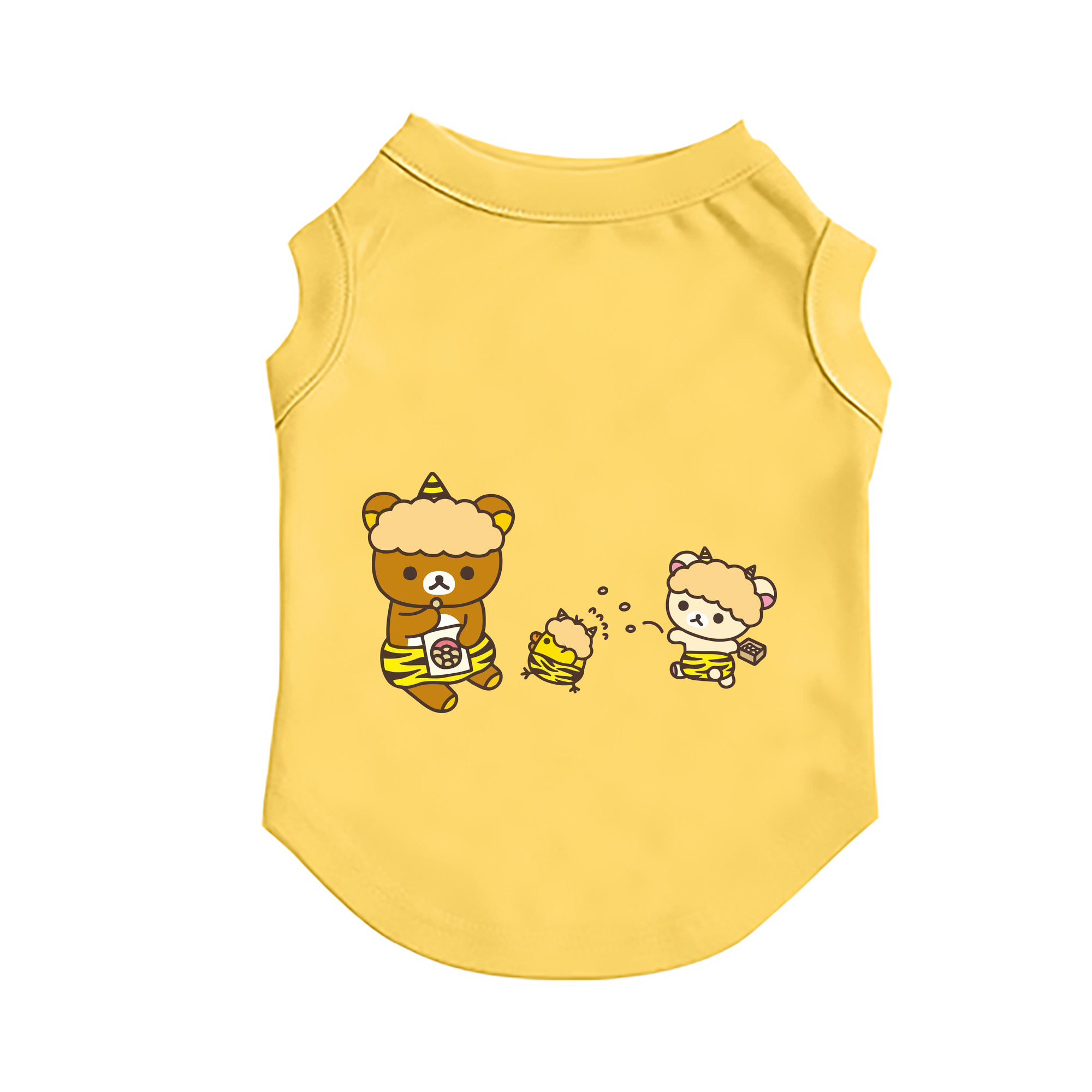（画像用） リラックマ リラックマ キイロイトリ Rilakkuma Korilakkuma Kiiroitori ペット用ベスト