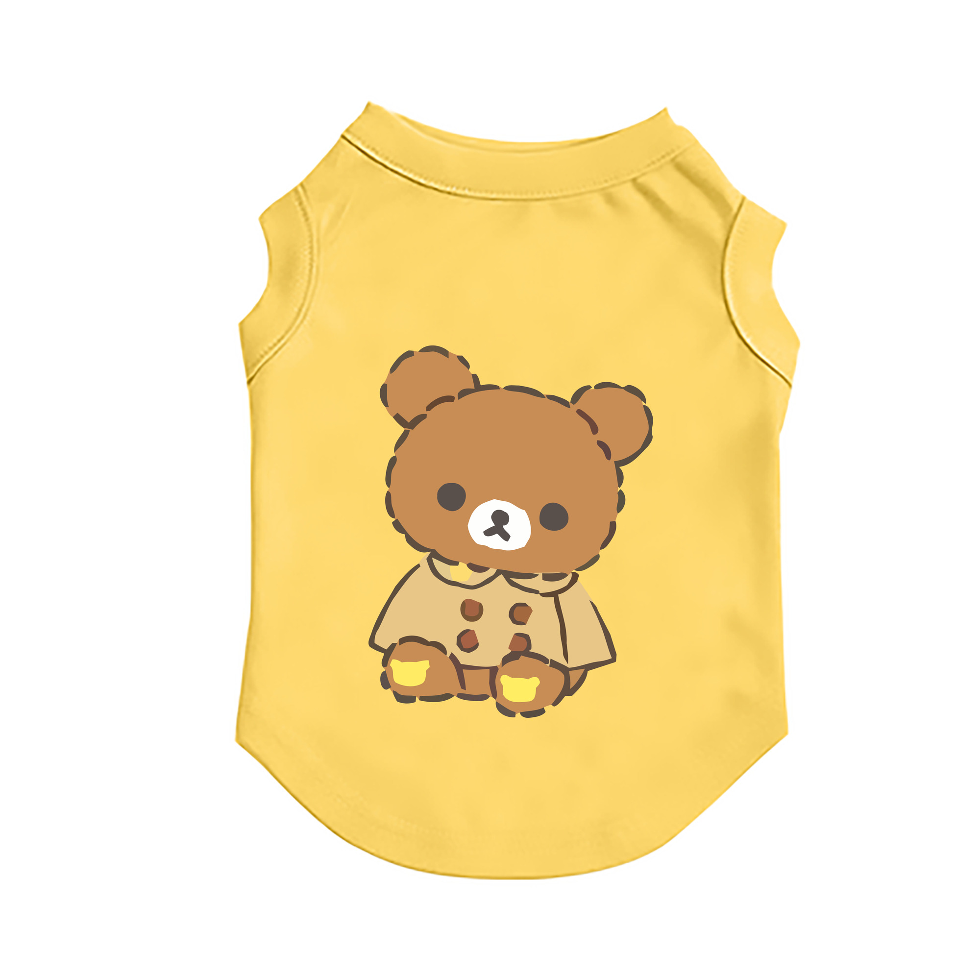 （画像用） リラックマ リラックマ キイロイトリ Rilakkuma Korilakkuma Kiiroitori ペット用ベスト