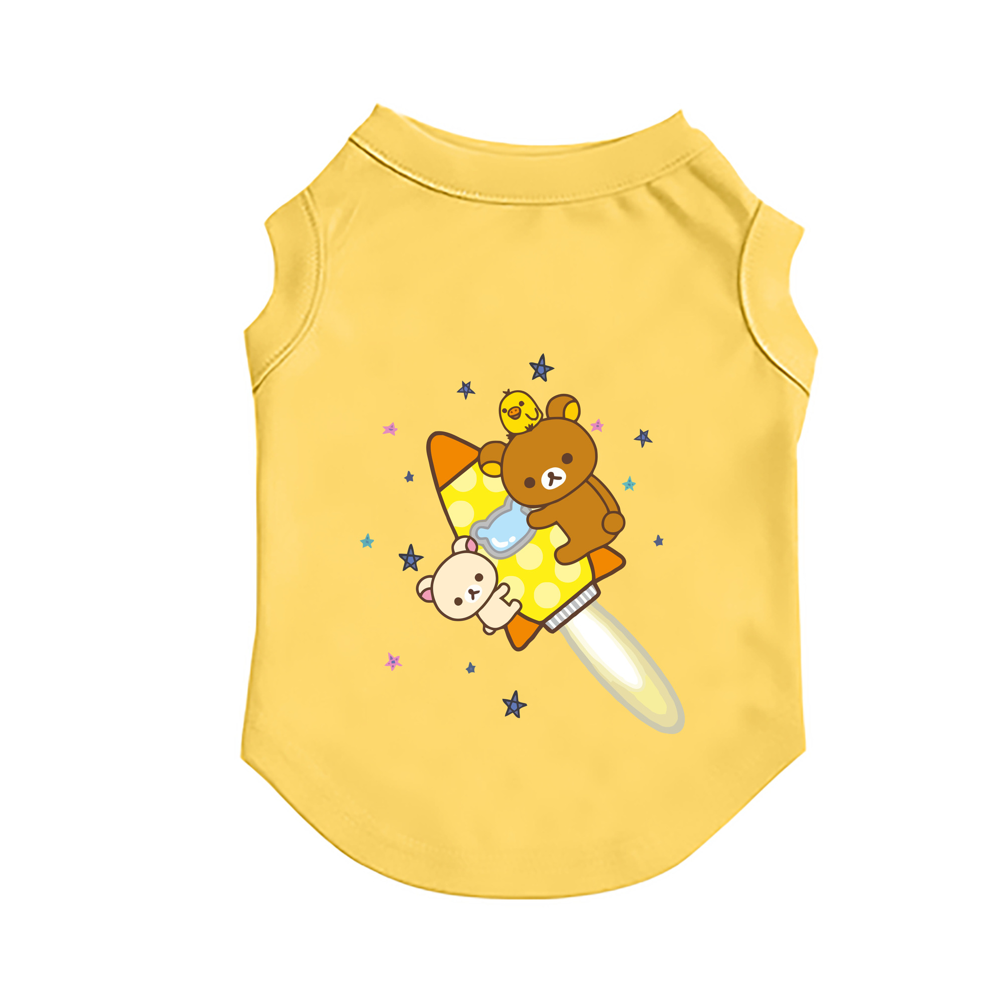 （画像用） リラックマ リラックマ キイロイトリ Rilakkuma Korilakkuma Kiiroitori ペット用ベスト