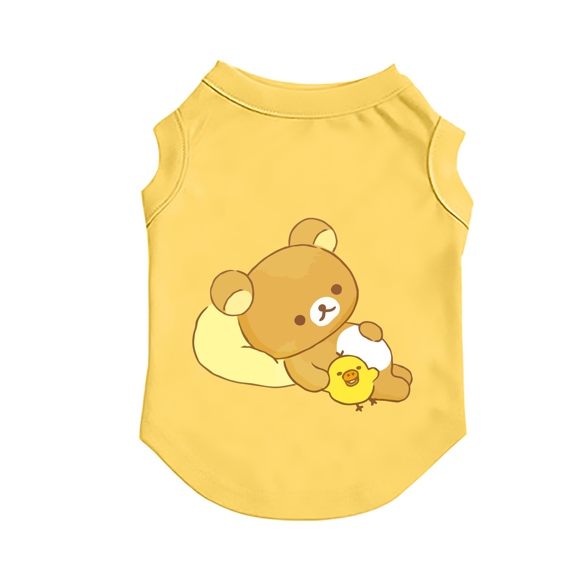 （画像用） リラックマ リラックマ キイロイトリ Rilakkuma Korilakkuma Kiiroitori ペット用ベスト