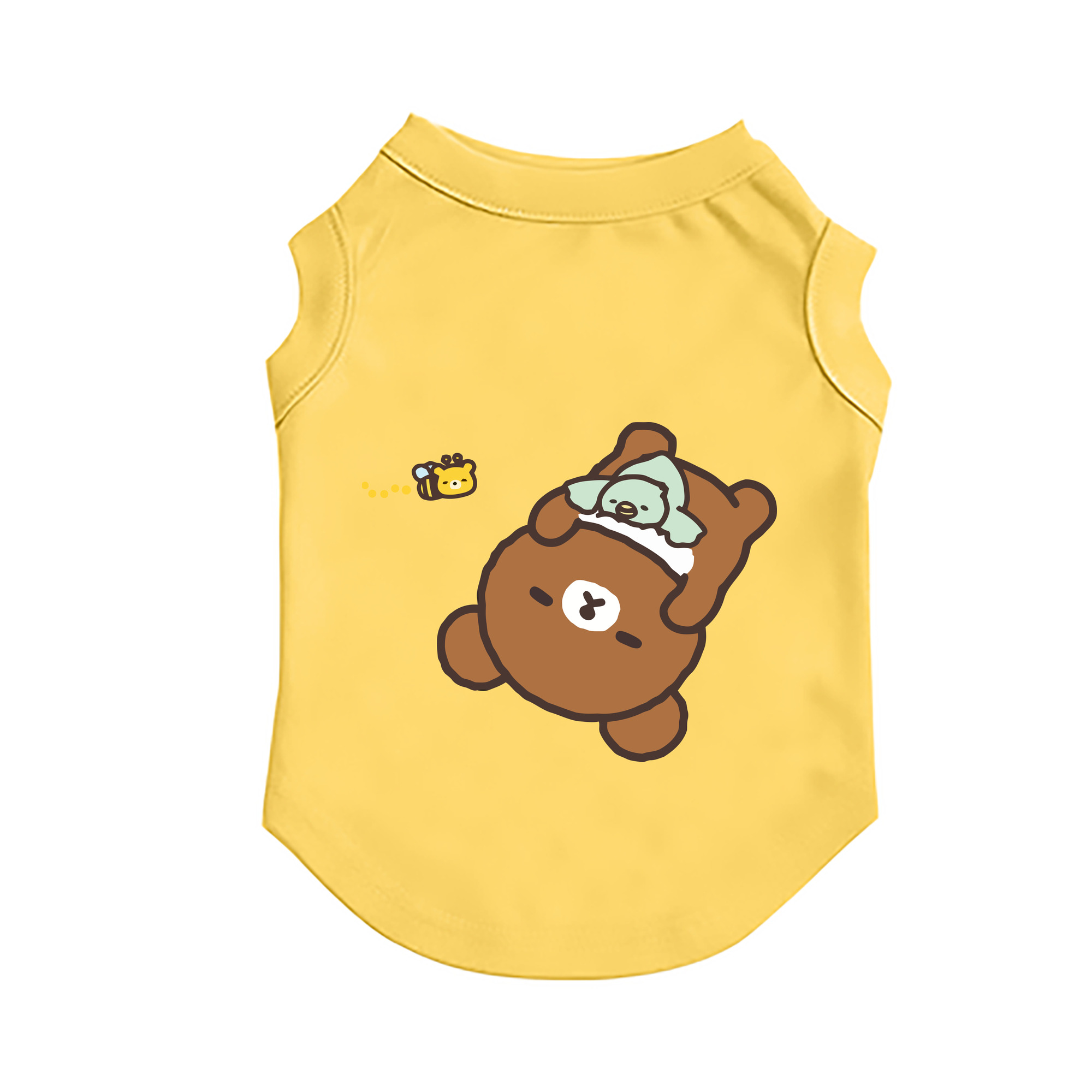 （画像用） リラックマ リラックマ キイロイトリ Rilakkuma Korilakkuma Kiiroitori ペット用ベスト