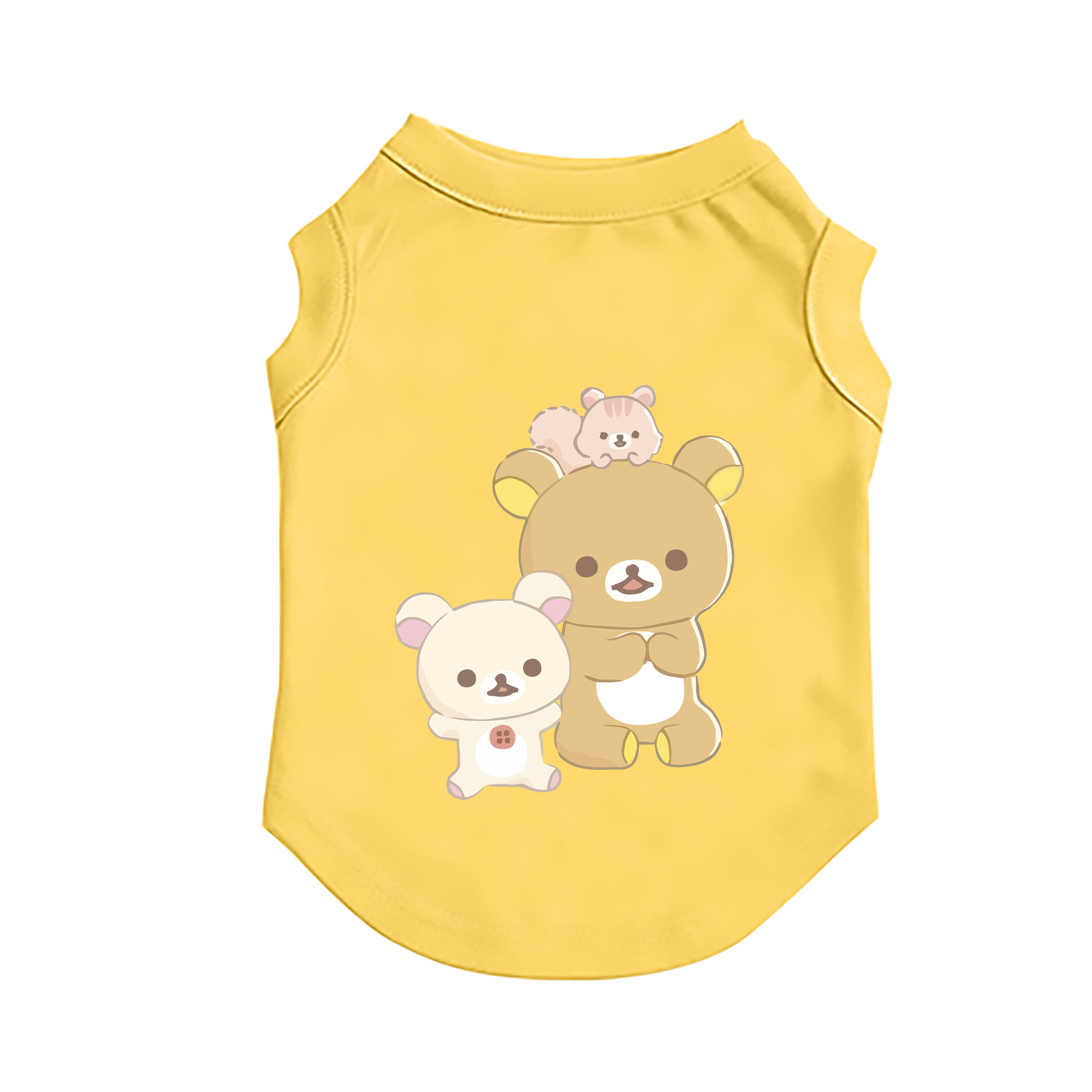 （画像用） リラックマ リラックマ キイロイトリ Rilakkuma Korilakkuma Kiiroitori ペット用ベスト