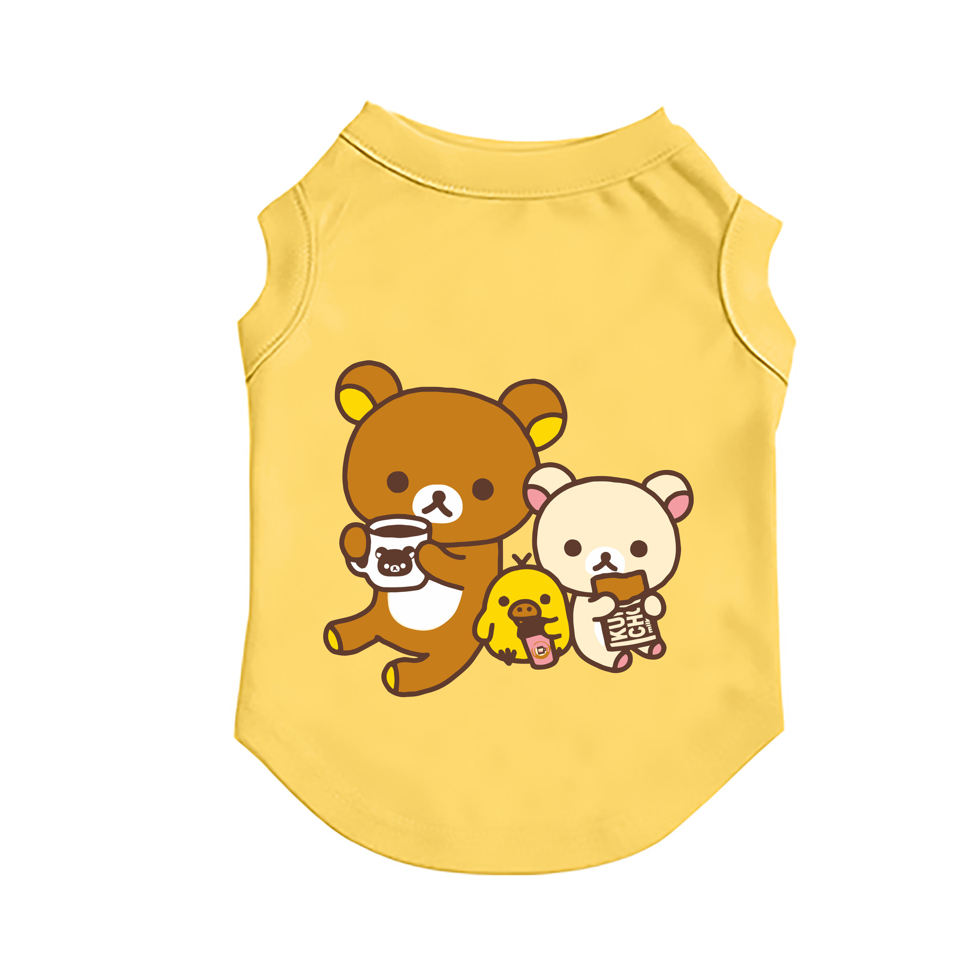 （画像用） リラックマ リラックマ キイロイトリ Rilakkuma Korilakkuma Kiiroitori ペット用ベスト
