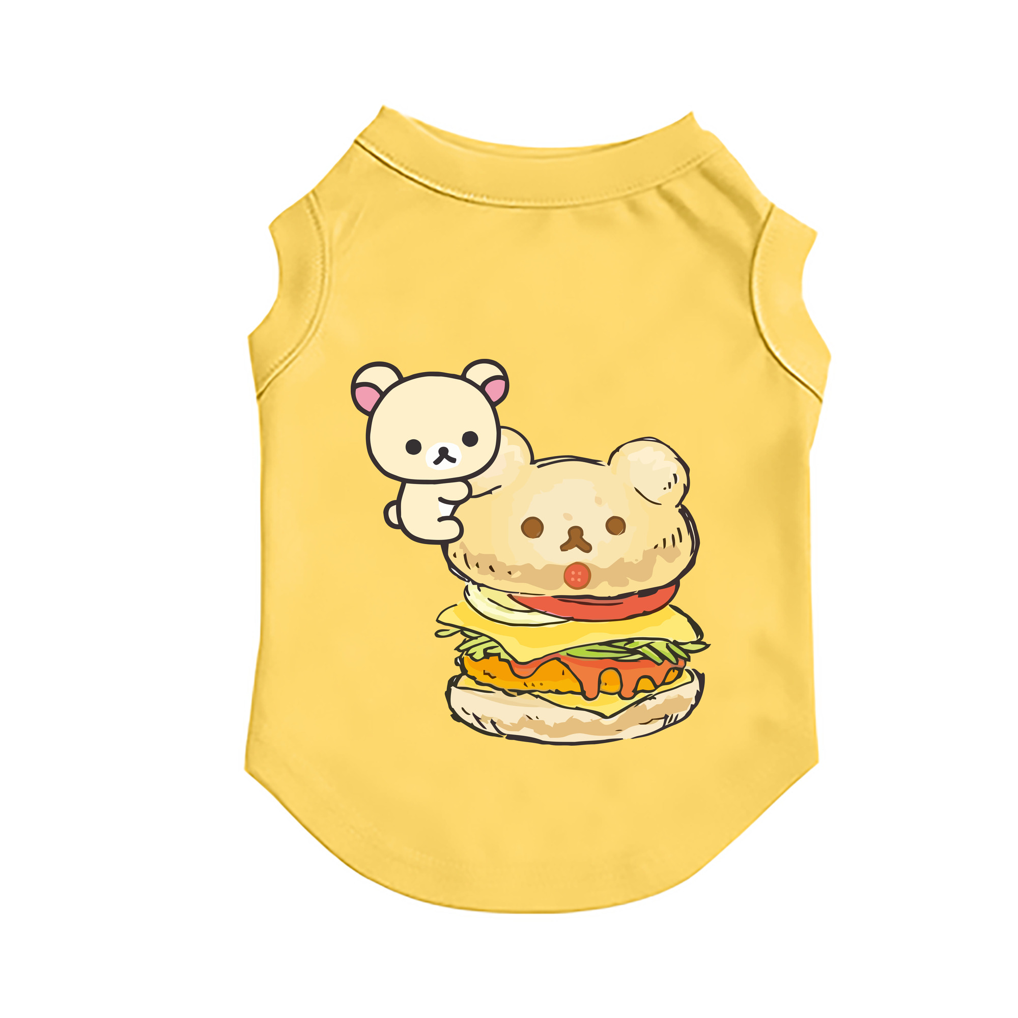 （画像用） リラックマ リラックマ キイロイトリ Rilakkuma Korilakkuma Kiiroitori ペット用ベスト