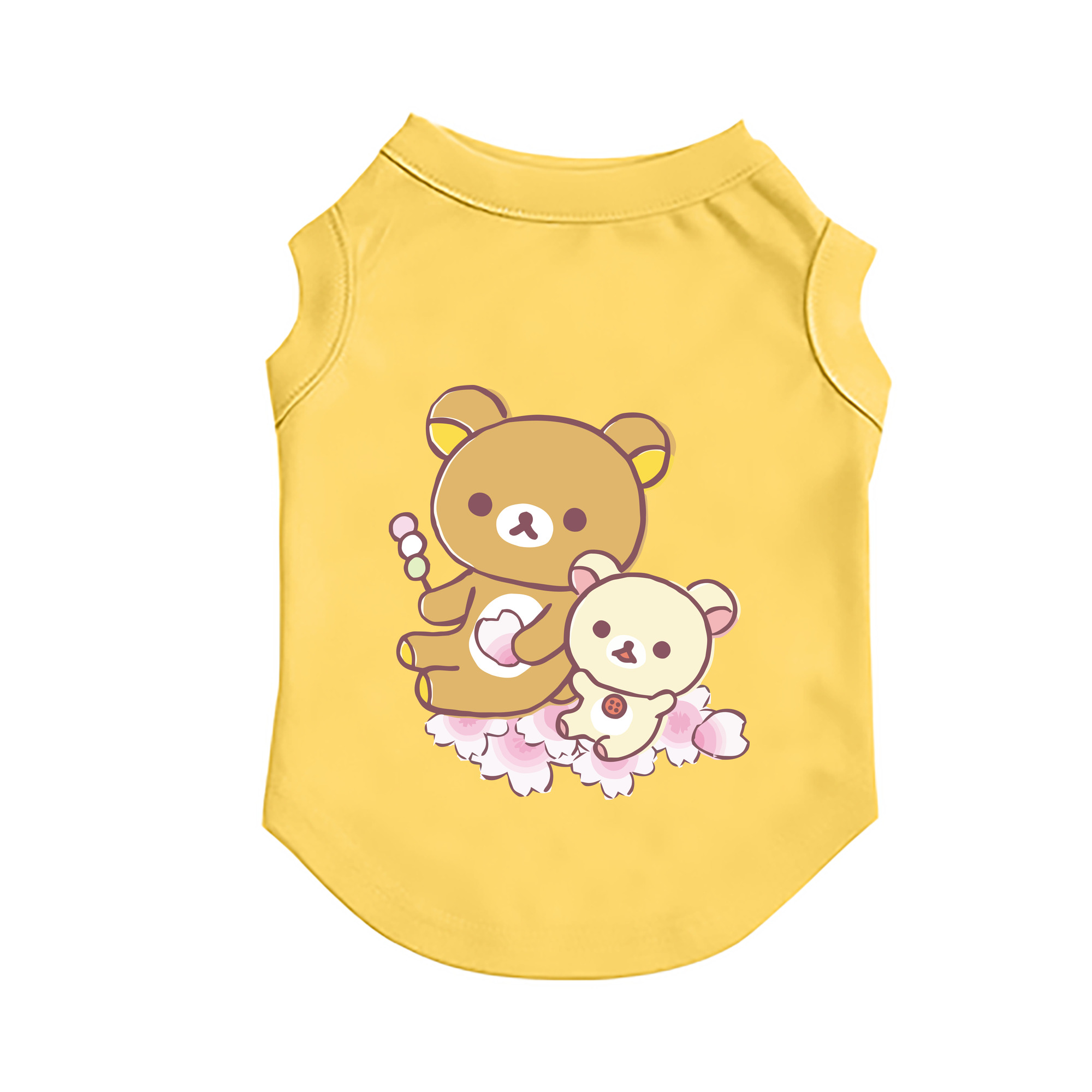 （画像用） リラックマ リラックマ キイロイトリ Rilakkuma Korilakkuma Kiiroitori ペット用ベスト