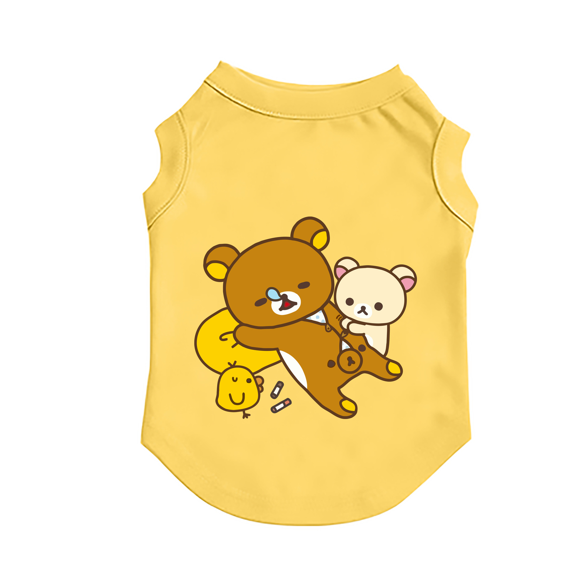 （画像用） リラックマ リラックマ キイロイトリ Rilakkuma Korilakkuma Kiiroitori ペット用ベスト