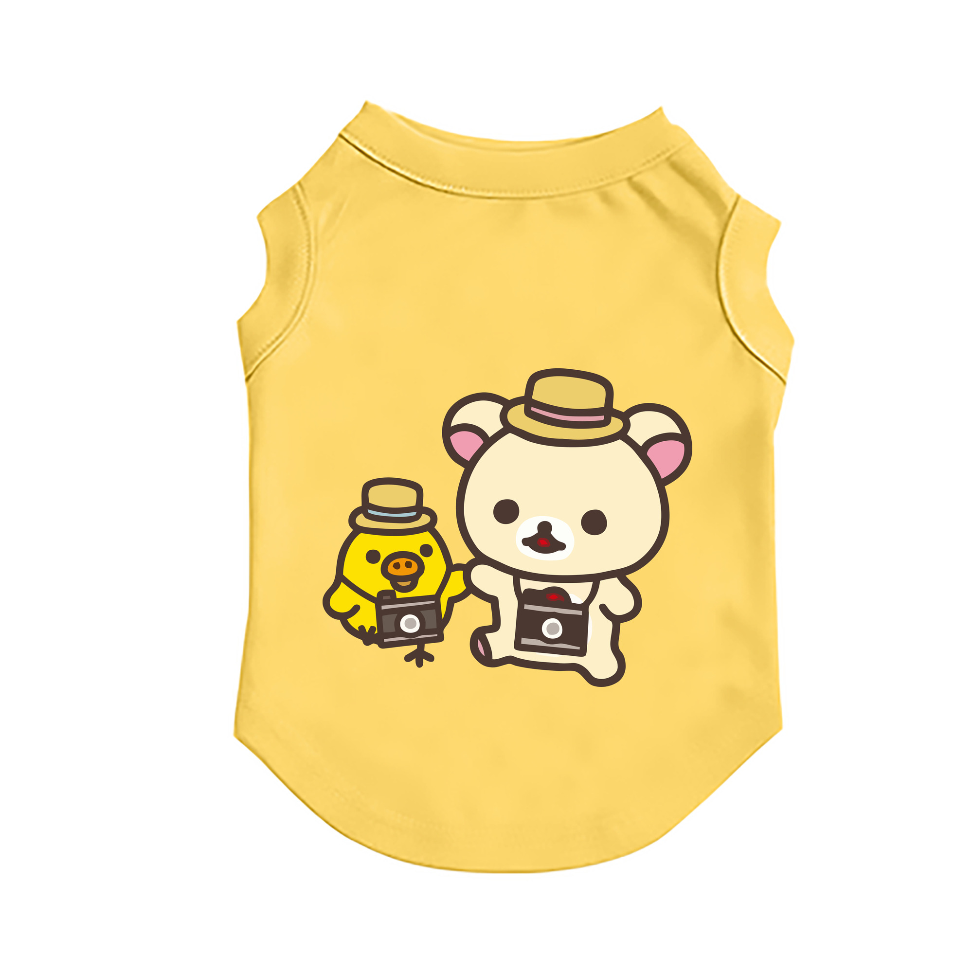 （画像用） リラックマ リラックマ キイロイトリ Rilakkuma Korilakkuma Kiiroitori ペット用ベスト