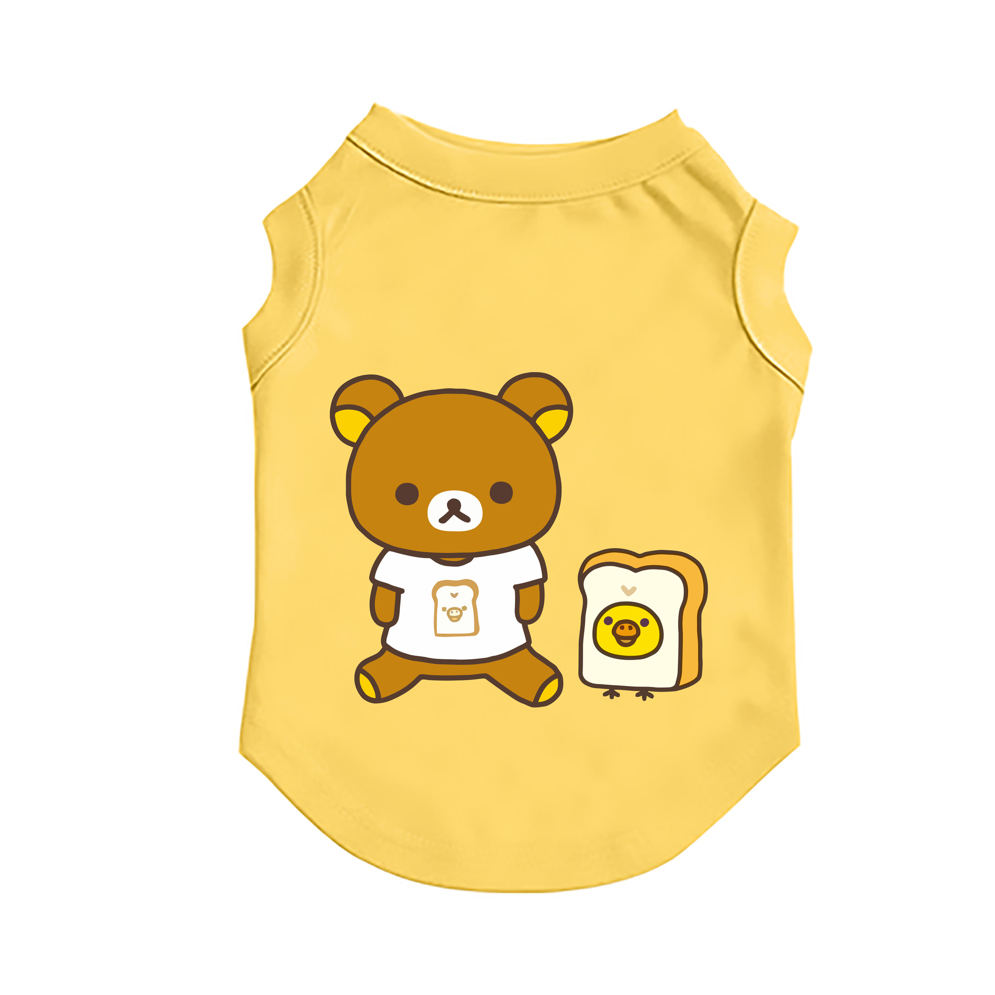 （画像用） リラックマ リラックマ キイロイトリ Rilakkuma Korilakkuma Kiiroitori ペット用ベスト