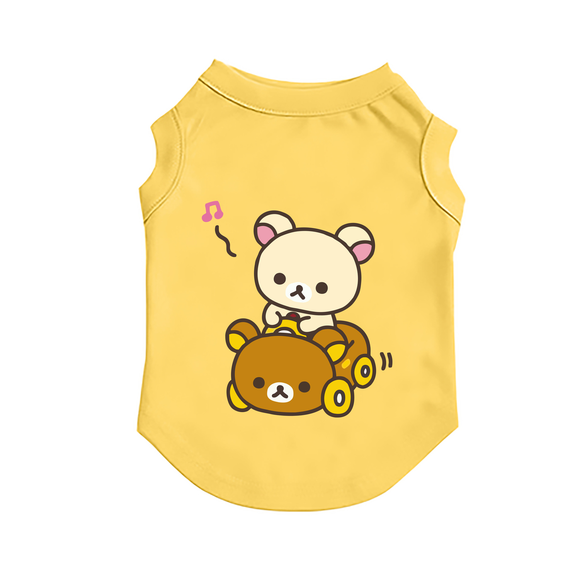 （画像用） リラックマ リラックマ キイロイトリ Rilakkuma Korilakkuma Kiiroitori ペット用ベスト