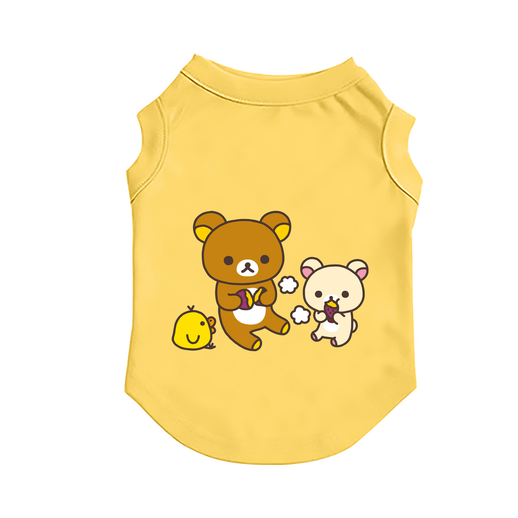 （画像用） リラックマ リラックマ キイロイトリ Rilakkuma Korilakkuma Kiiroitori ペット用ベスト