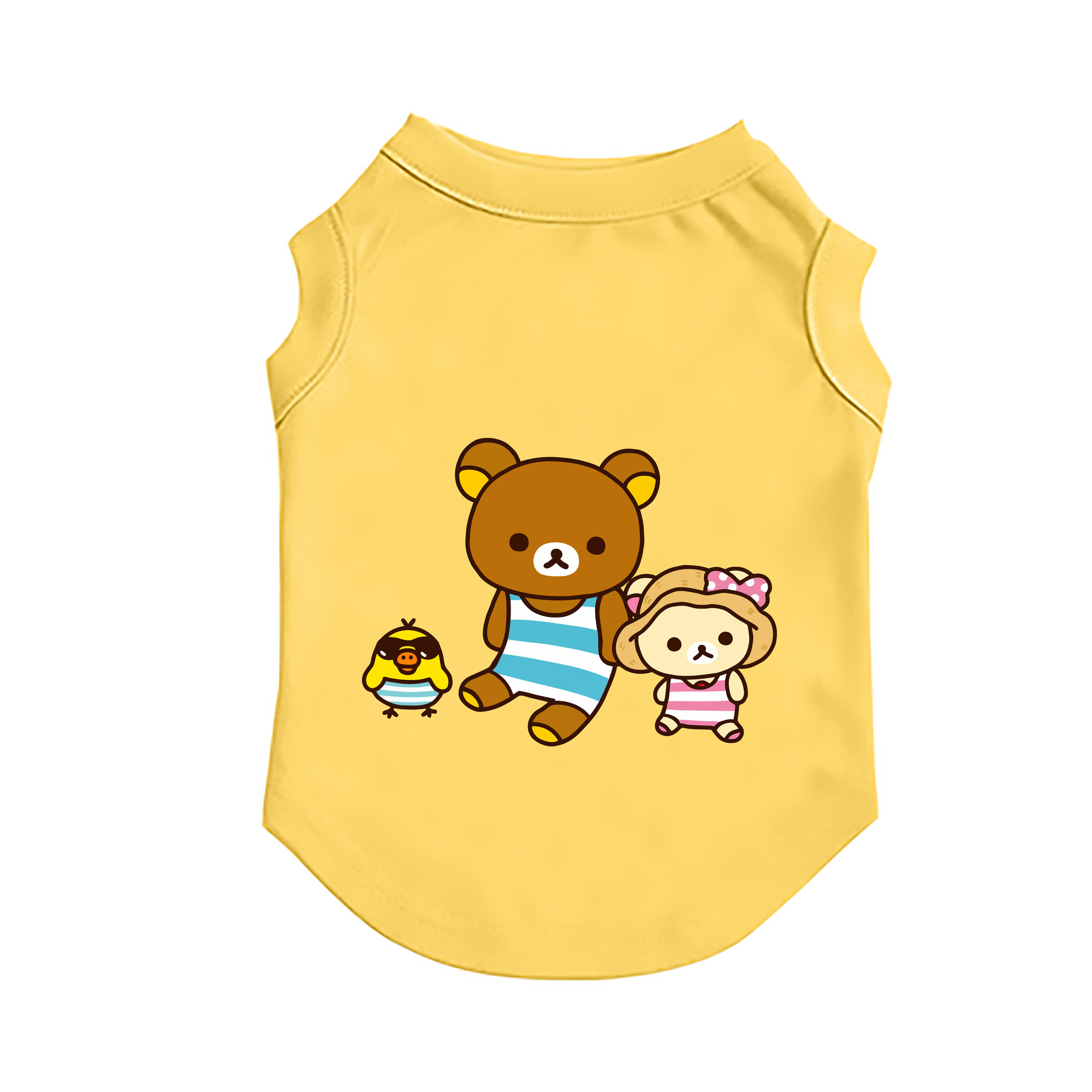 （画像用） リラックマ リラックマ キイロイトリ Rilakkuma Korilakkuma Kiiroitori ペット用ベスト