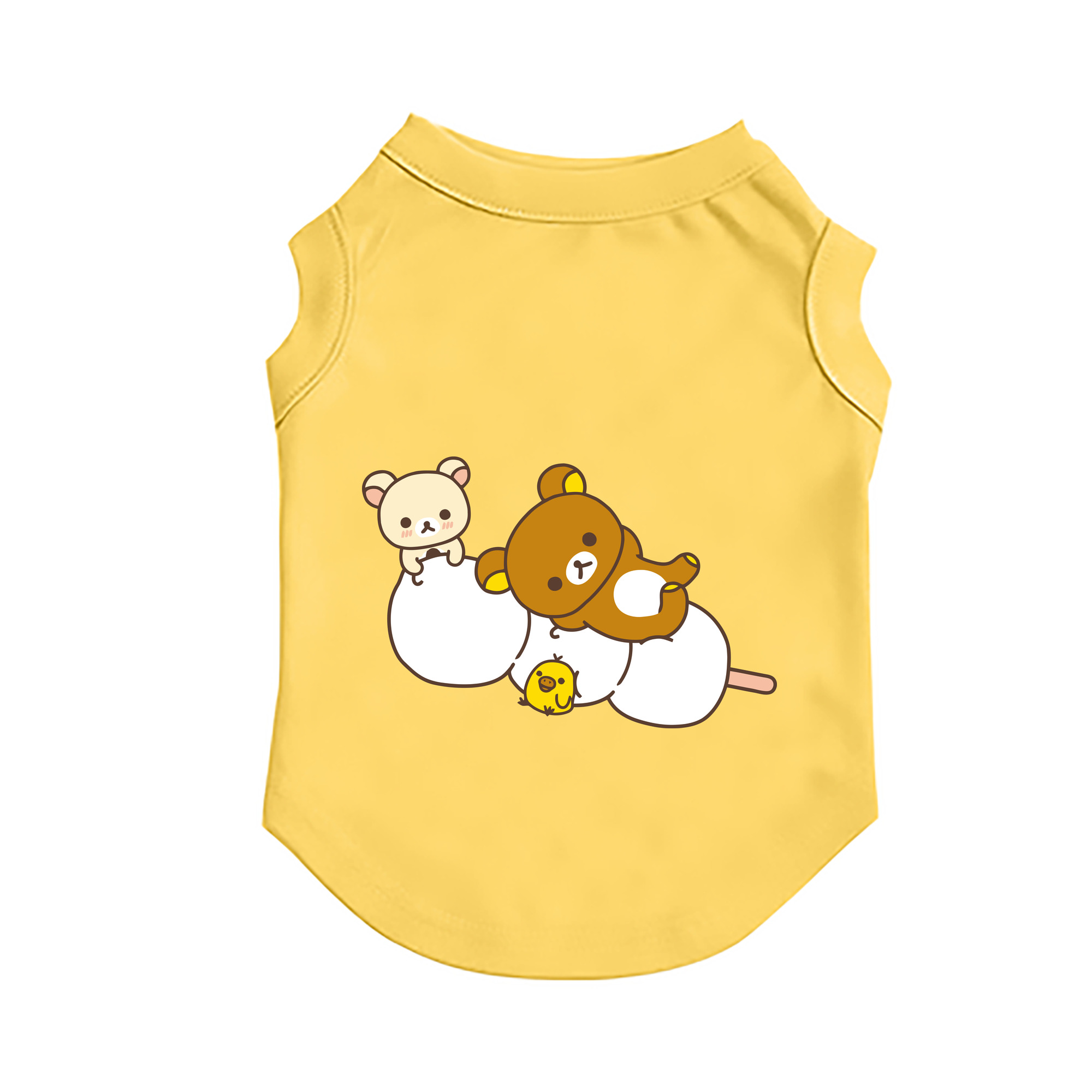 （画像用） リラックマ リラックマ キイロイトリ Rilakkuma Korilakkuma Kiiroitori ペット用ベスト
