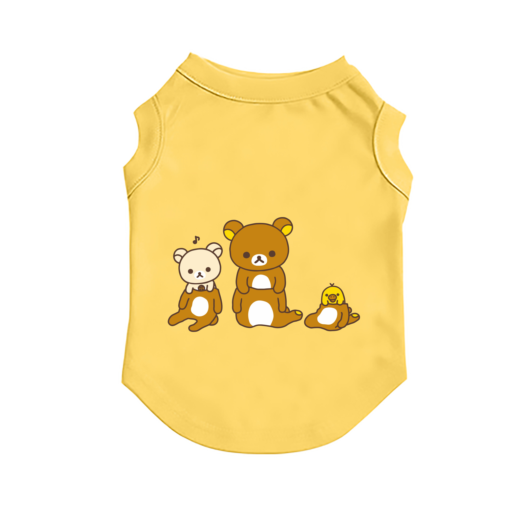（画像用） リラックマ リラックマ キイロイトリ Rilakkuma Korilakkuma Kiiroitori ペット用ベスト