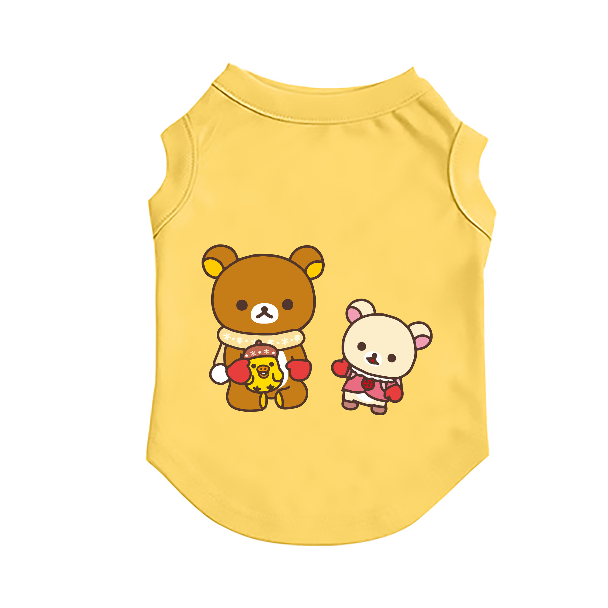 （画像用） リラックマ リラックマ キイロイトリ Rilakkuma Korilakkuma Kiiroitori ペット用ベスト