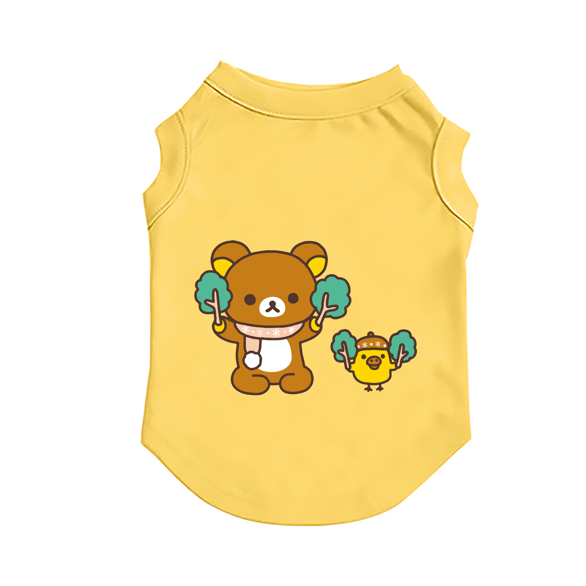 （画像用） リラックマ リラックマ キイロイトリ Rilakkuma Korilakkuma Kiiroitori ペット用ベスト