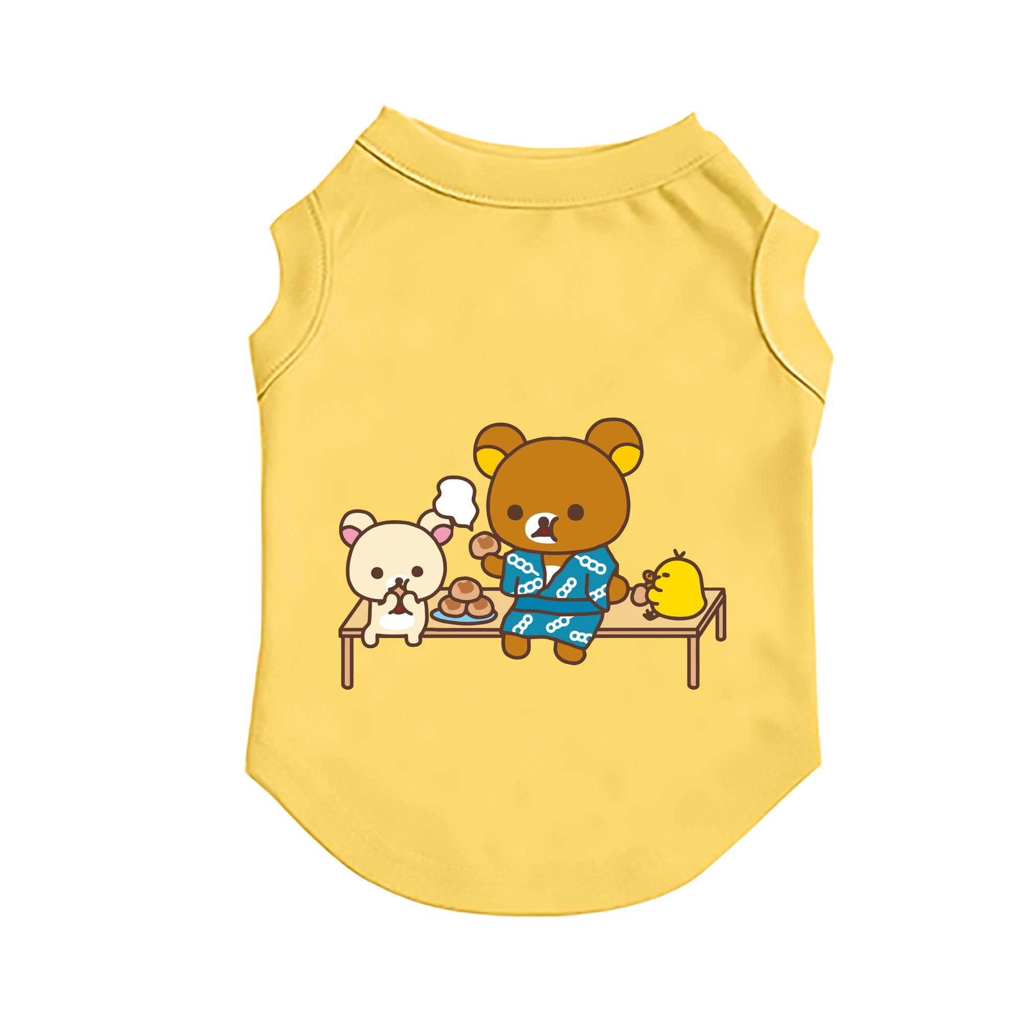 （画像用） リラックマ リラックマ キイロイトリ Rilakkuma Korilakkuma Kiiroitori ペット用ベスト