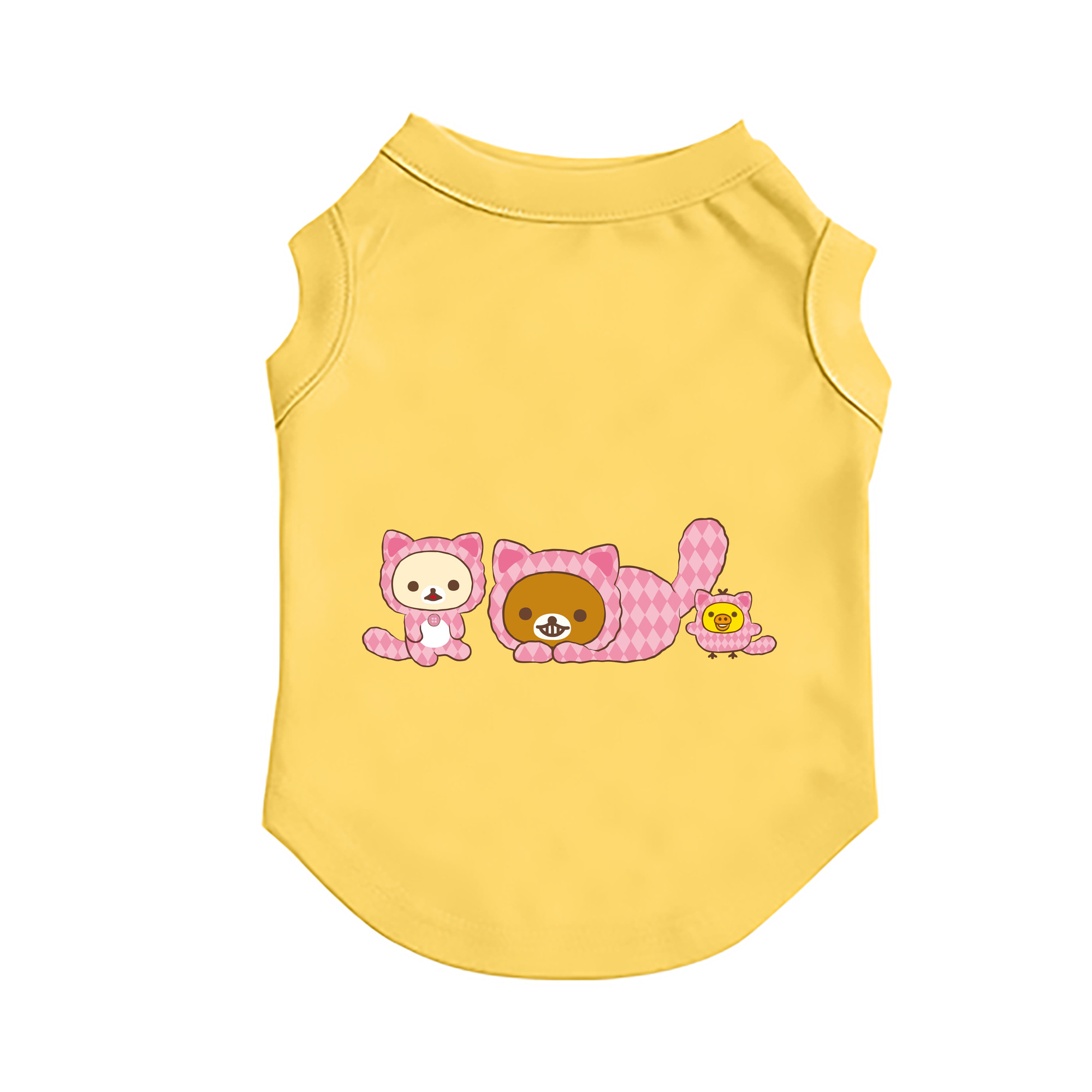 （画像用） リラックマ リラックマ キイロイトリ Rilakkuma Korilakkuma Kiiroitori ペット用ベスト