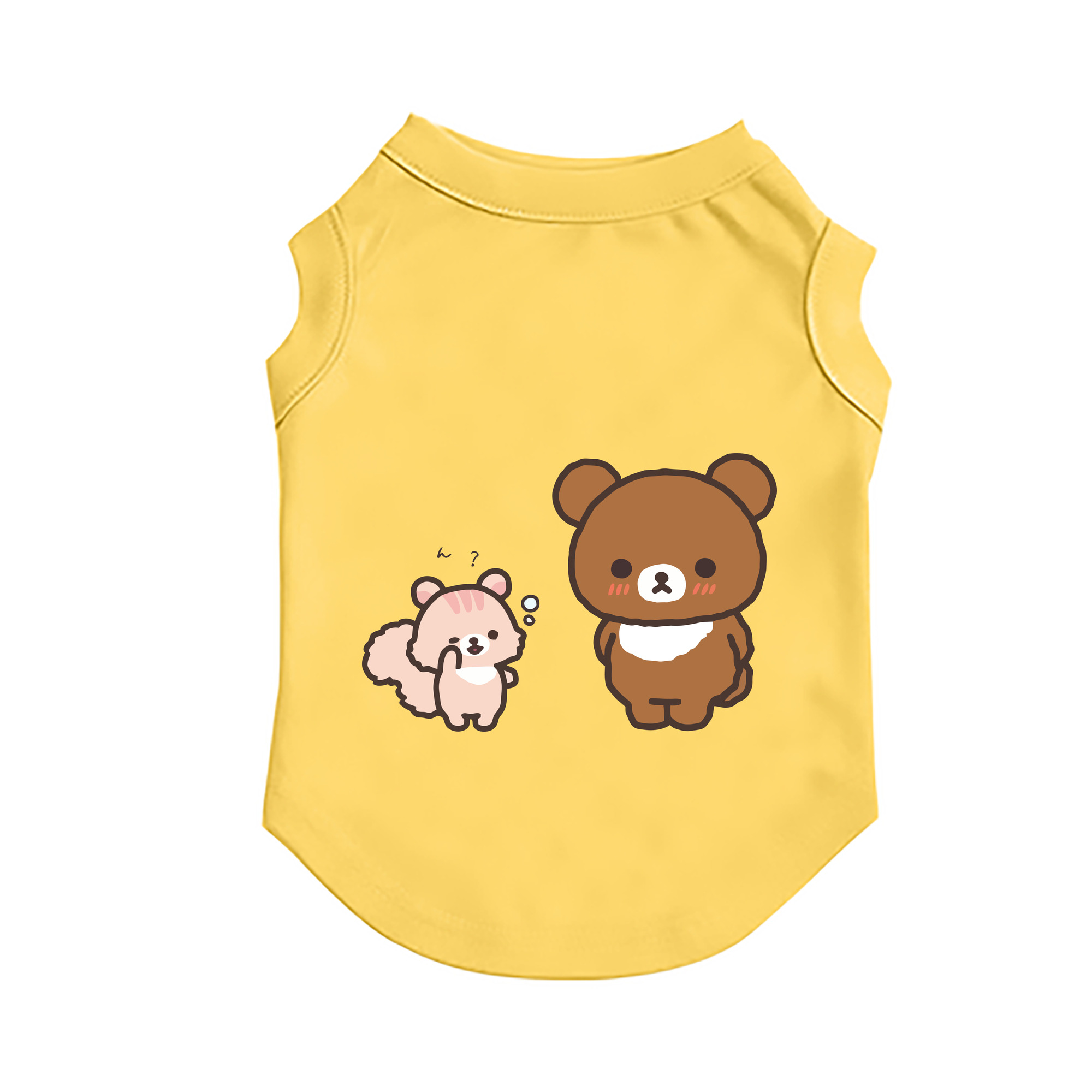 （画像用） リラックマ リラックマ キイロイトリ Rilakkuma Korilakkuma Kiiroitori ペット用ベスト