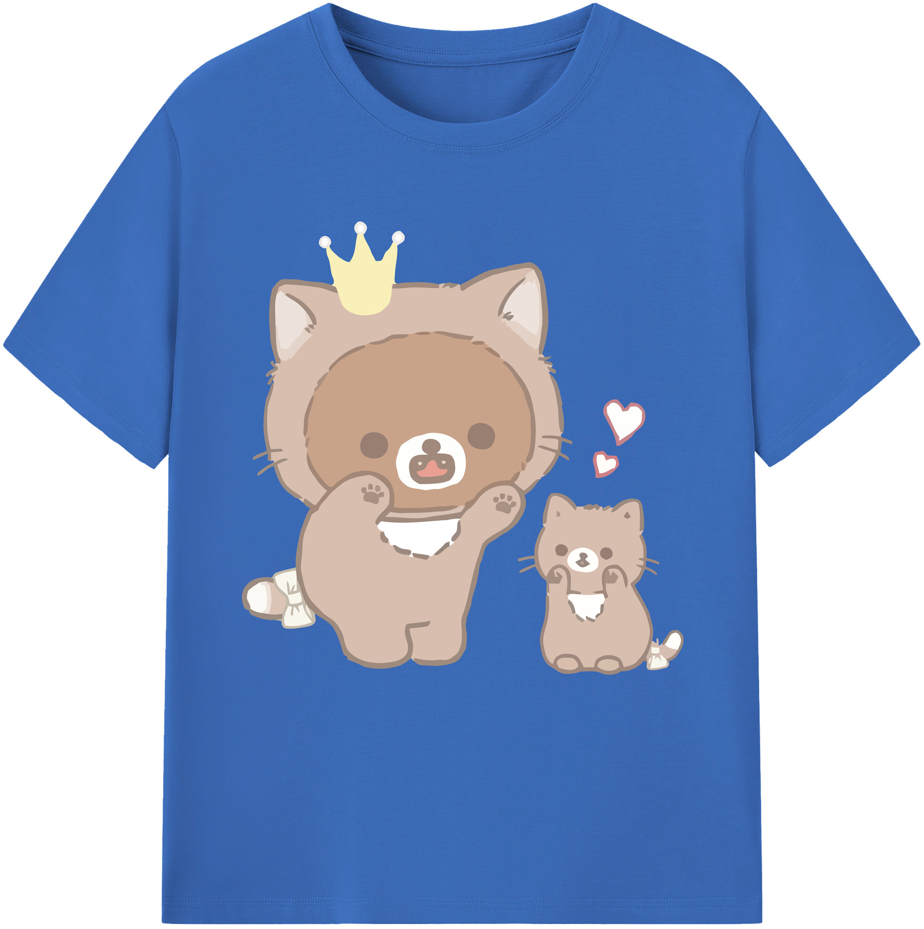 （画像用） リラックマ リラックマ キイロイトリ Rilakkuma Korilakkuma Kiiroitori 綿100％半袖Tシャツ（フロントプリント）