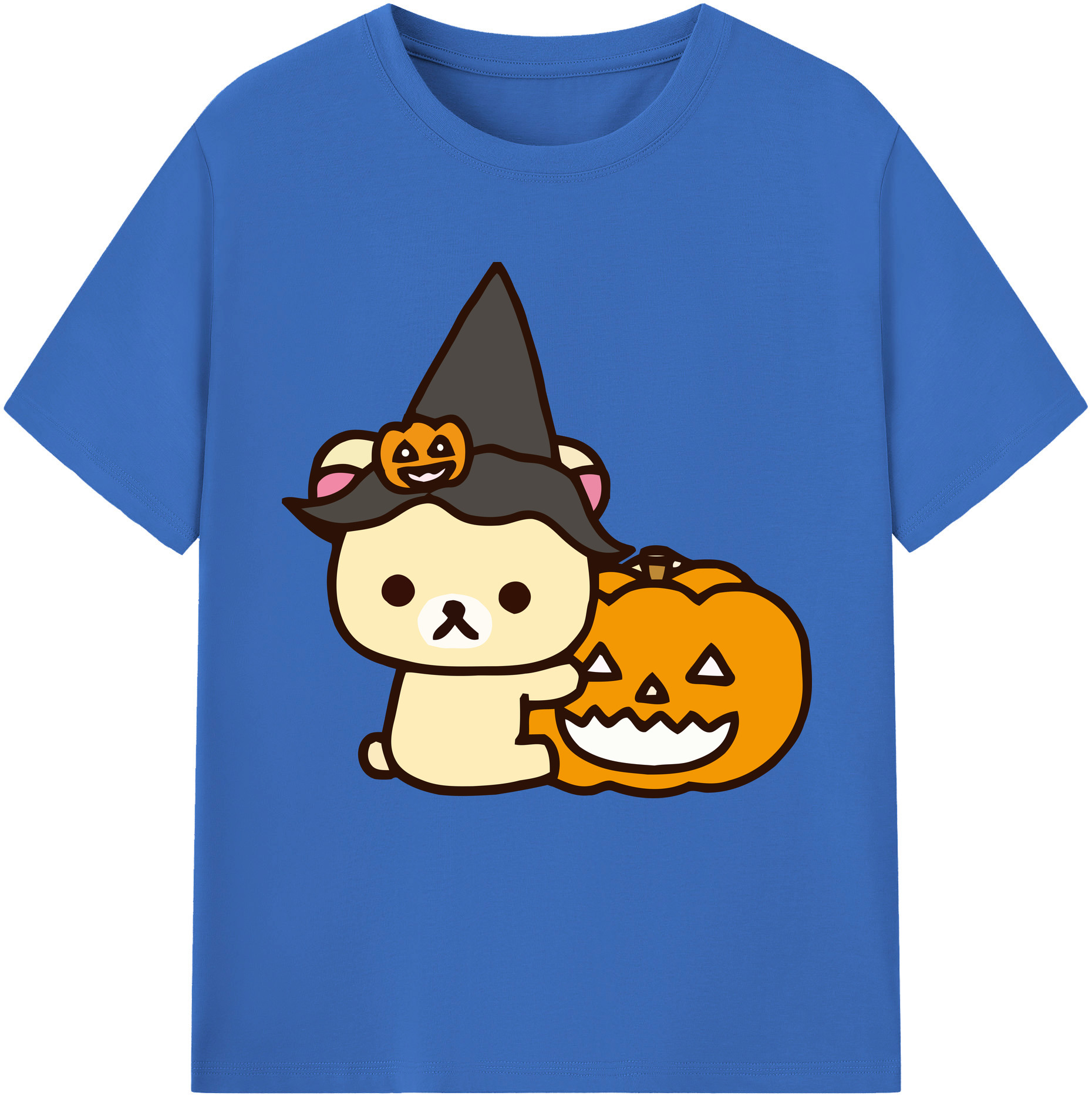 （画像用） リラックマ リラックマ キイロイトリ Rilakkuma Korilakkuma Kiiroitori 綿100％半袖Tシャツ（フロントプリント）