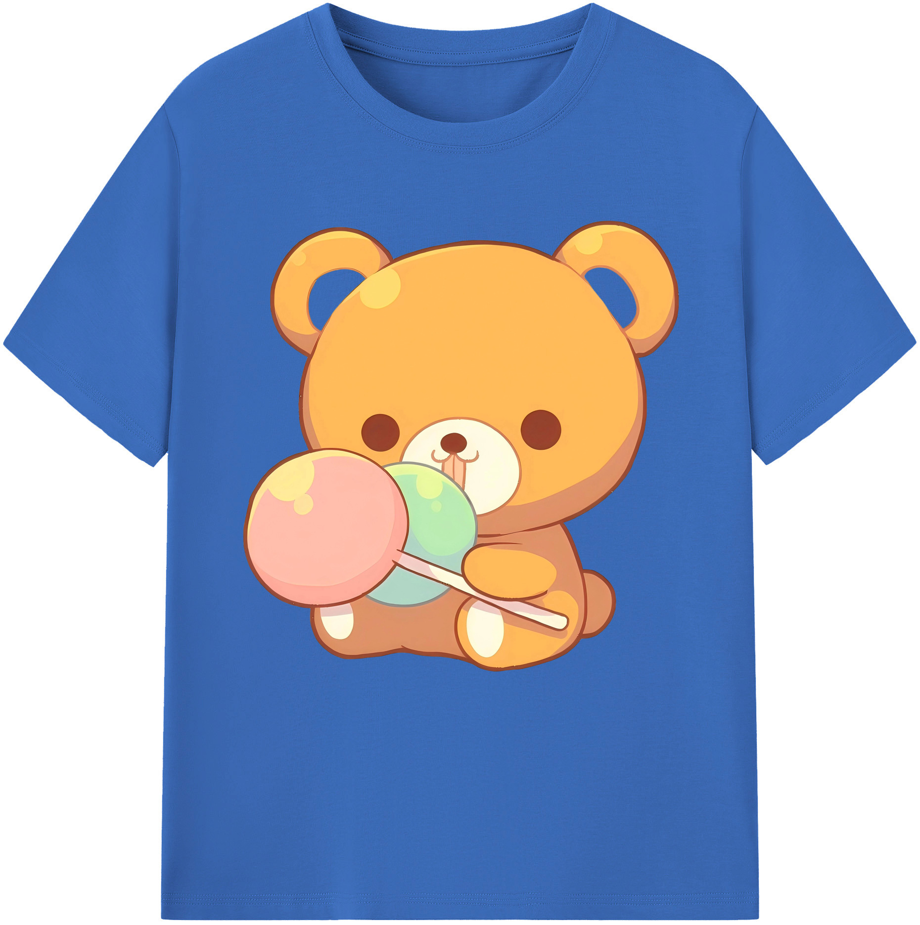 （画像用） リラックマ リラックマ キイロイトリ Rilakkuma Korilakkuma Kiiroitori 綿100％半袖Tシャツ（フロントプリント）