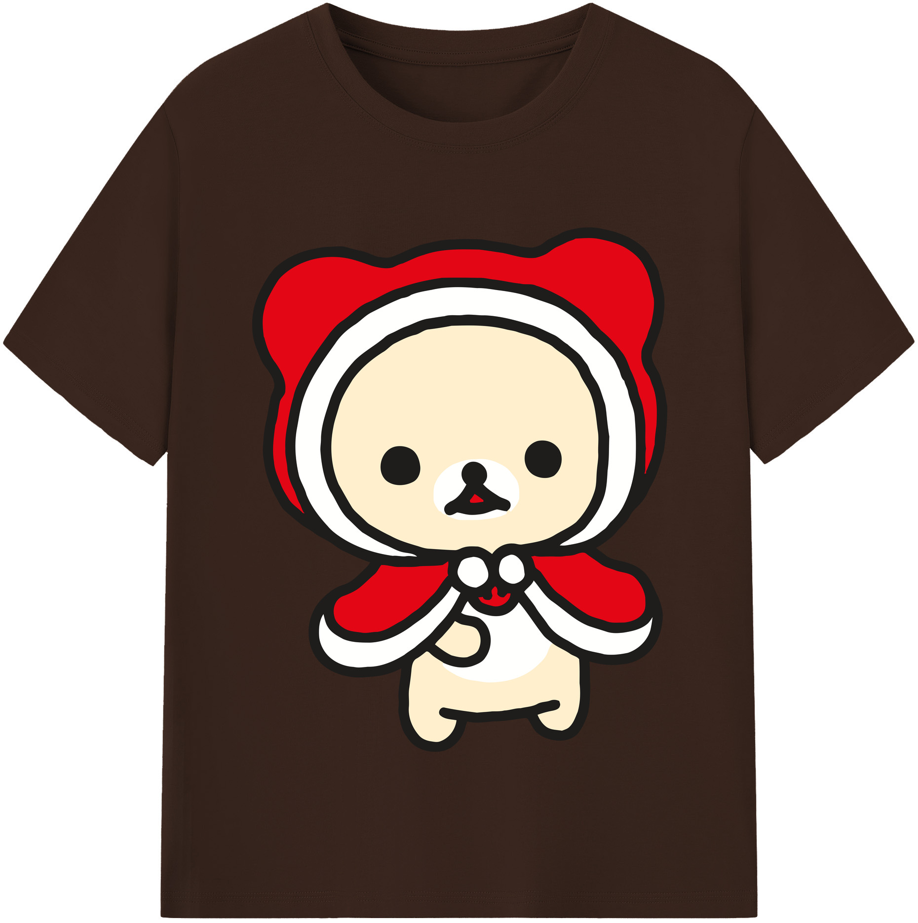 （画像用） リラックマ リラックマ キイロイトリ Rilakkuma Korilakkuma Kiiroitori 綿100％半袖Tシャツ（フロントプリント）