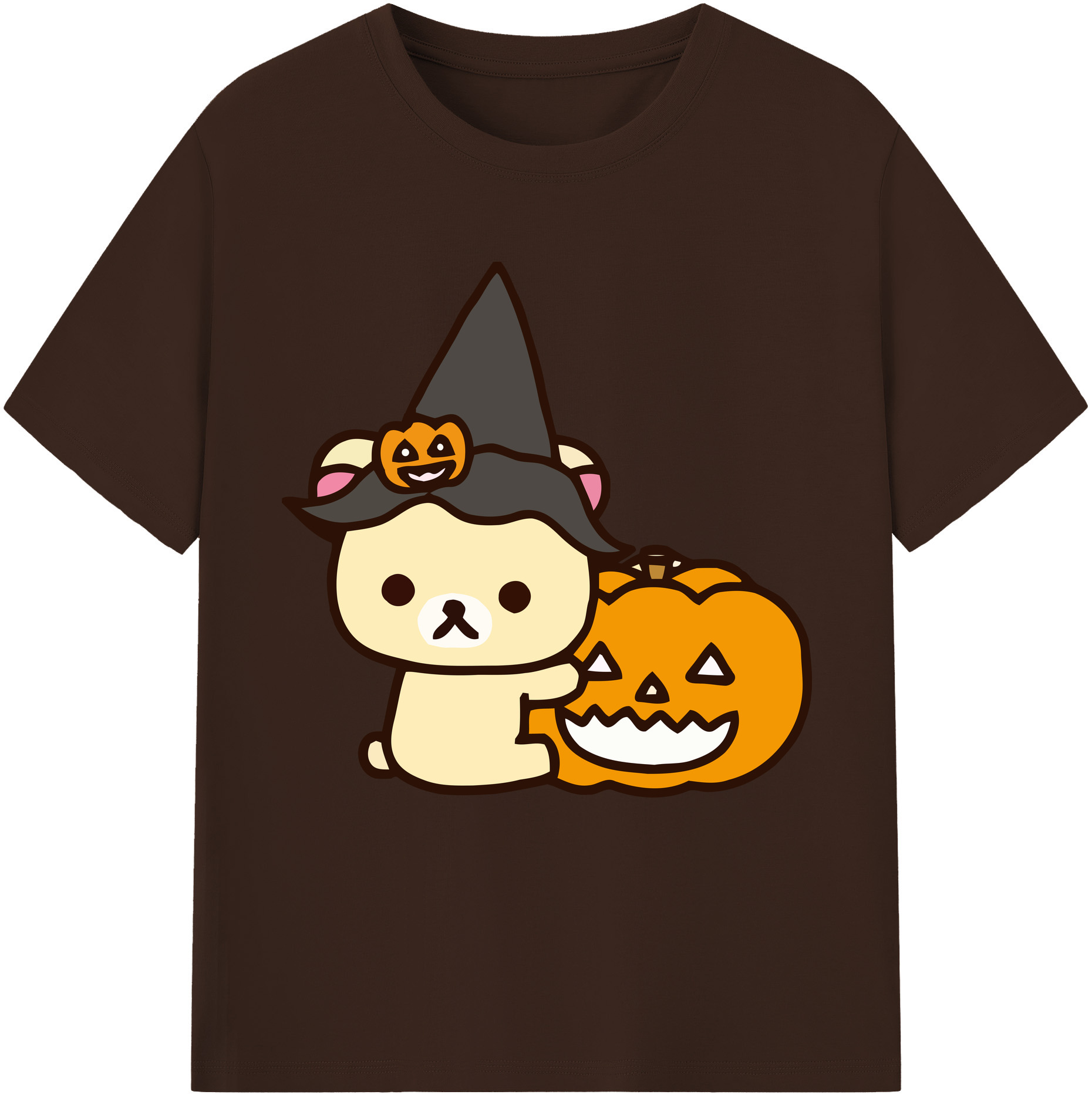 （画像用） リラックマ リラックマ キイロイトリ Rilakkuma Korilakkuma Kiiroitori 綿100％半袖Tシャツ（フロントプリント）