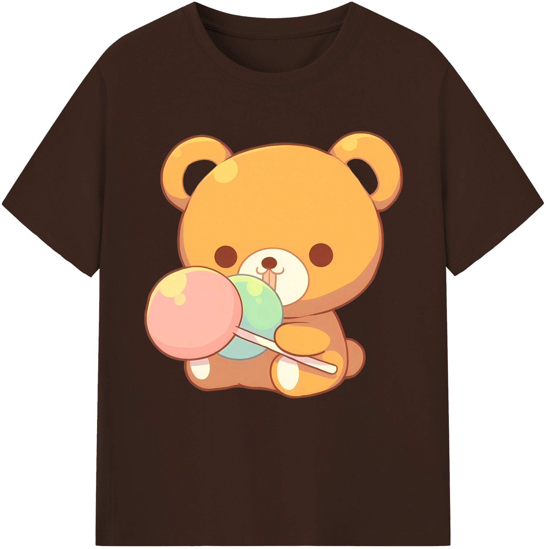 （画像用） リラックマ リラックマ キイロイトリ Rilakkuma Korilakkuma Kiiroitori 綿100％半袖Tシャツ（フロントプリント）