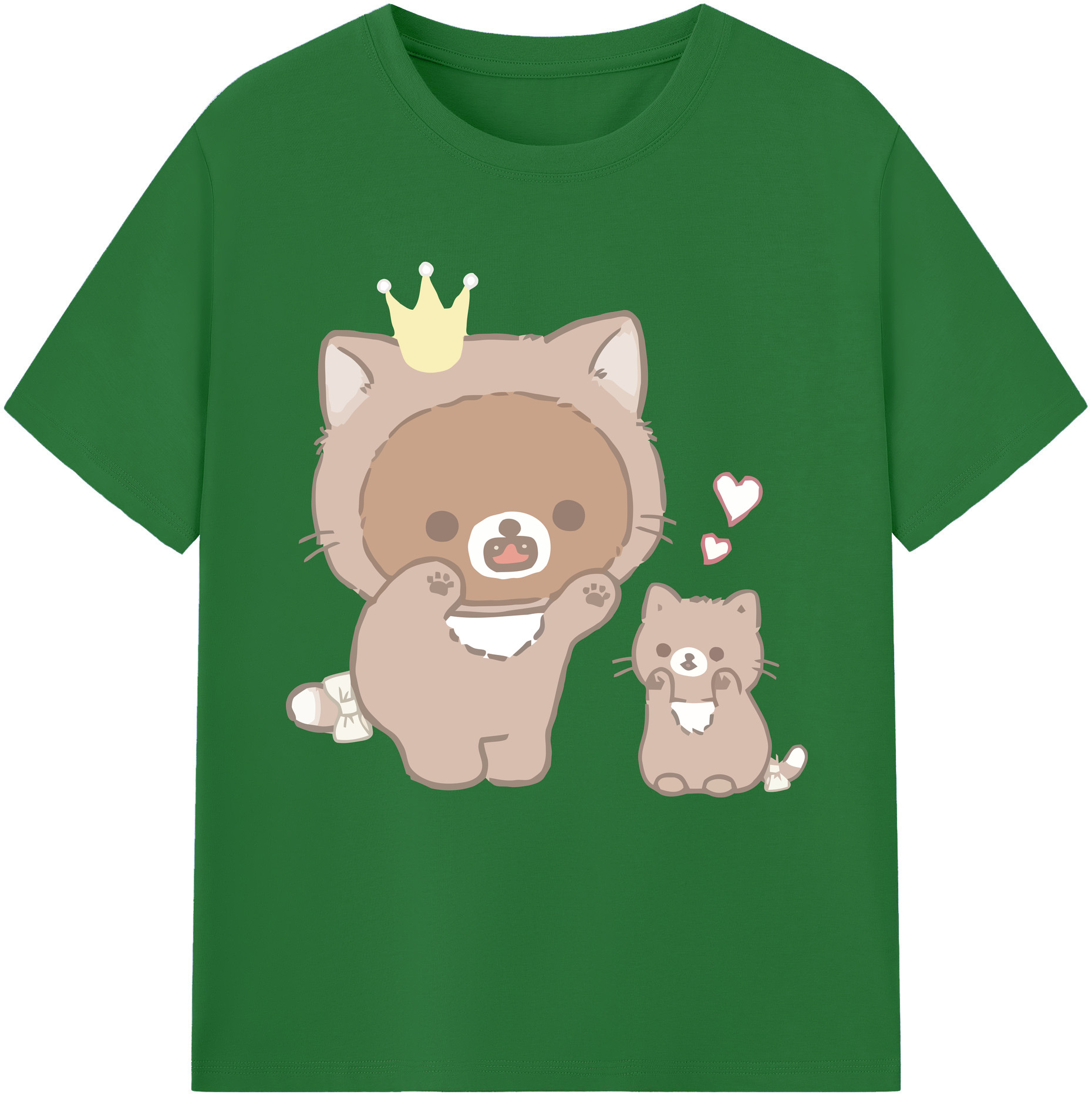 （画像用） リラックマ リラックマ キイロイトリ Rilakkuma Korilakkuma Kiiroitori 綿100％半袖Tシャツ（フロントプリント）