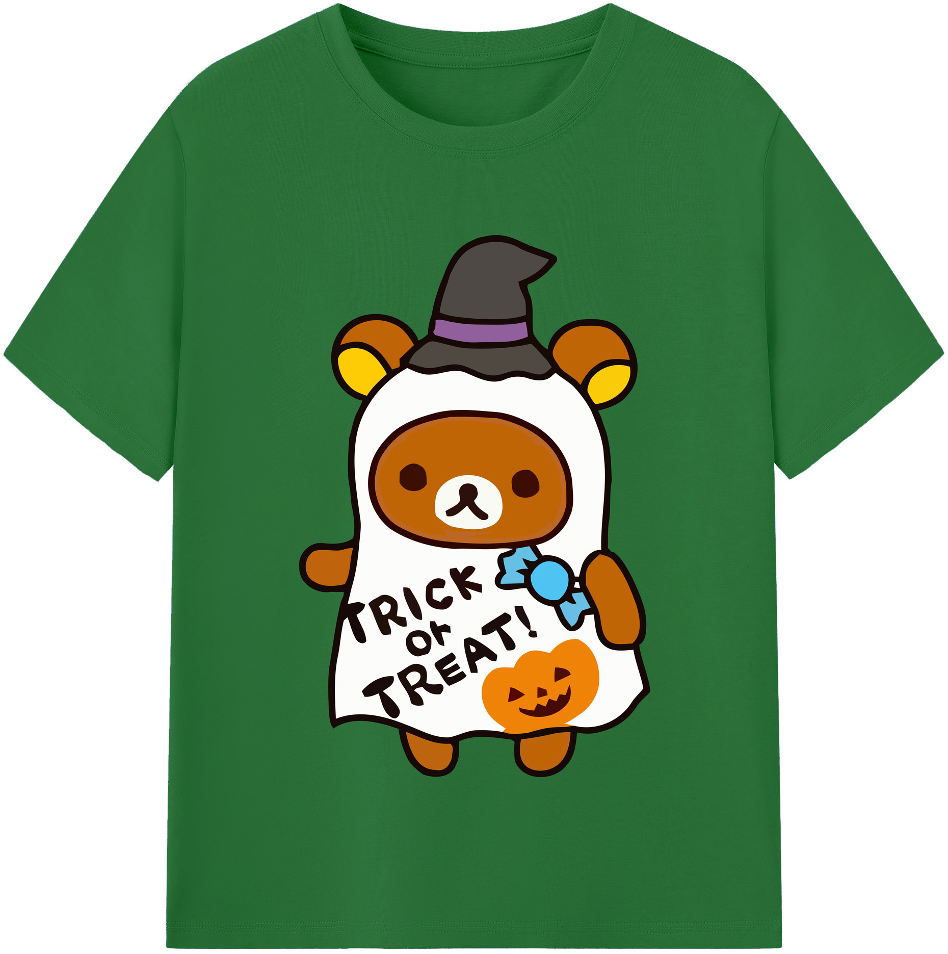 （画像用） リラックマ リラックマ キイロイトリ Rilakkuma Korilakkuma Kiiroitori 綿100％半袖Tシャツ（フロントプリント）