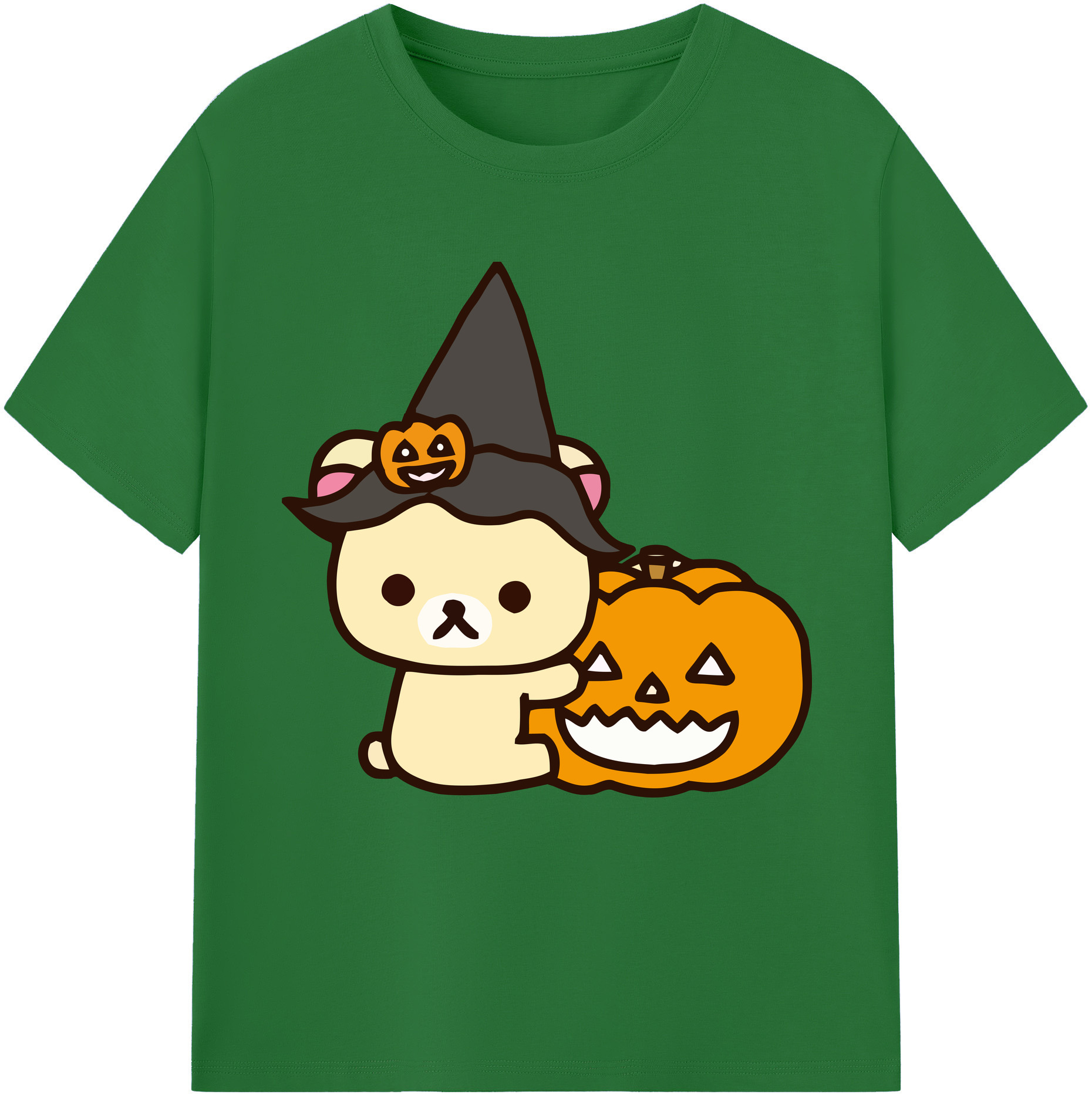 （画像用） リラックマ リラックマ キイロイトリ Rilakkuma Korilakkuma Kiiroitori 綿100％半袖Tシャツ（フロントプリント）