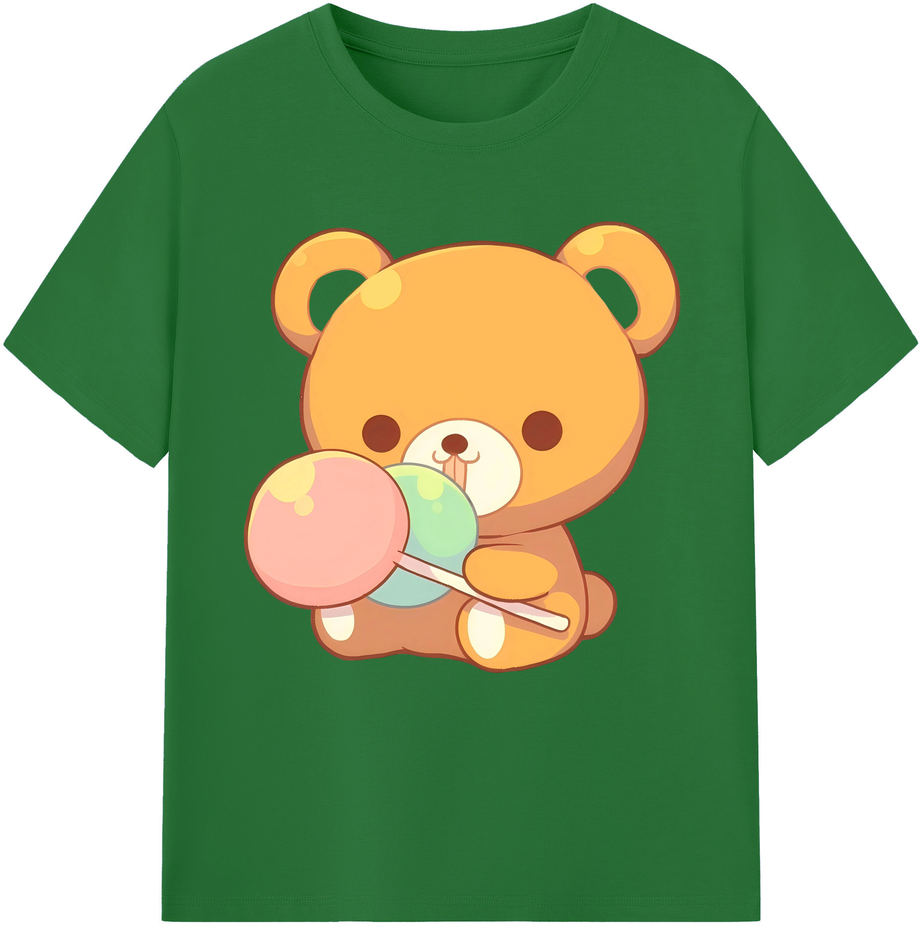 （画像用） リラックマ リラックマ キイロイトリ Rilakkuma Korilakkuma Kiiroitori 綿100％半袖Tシャツ（フロントプリント）