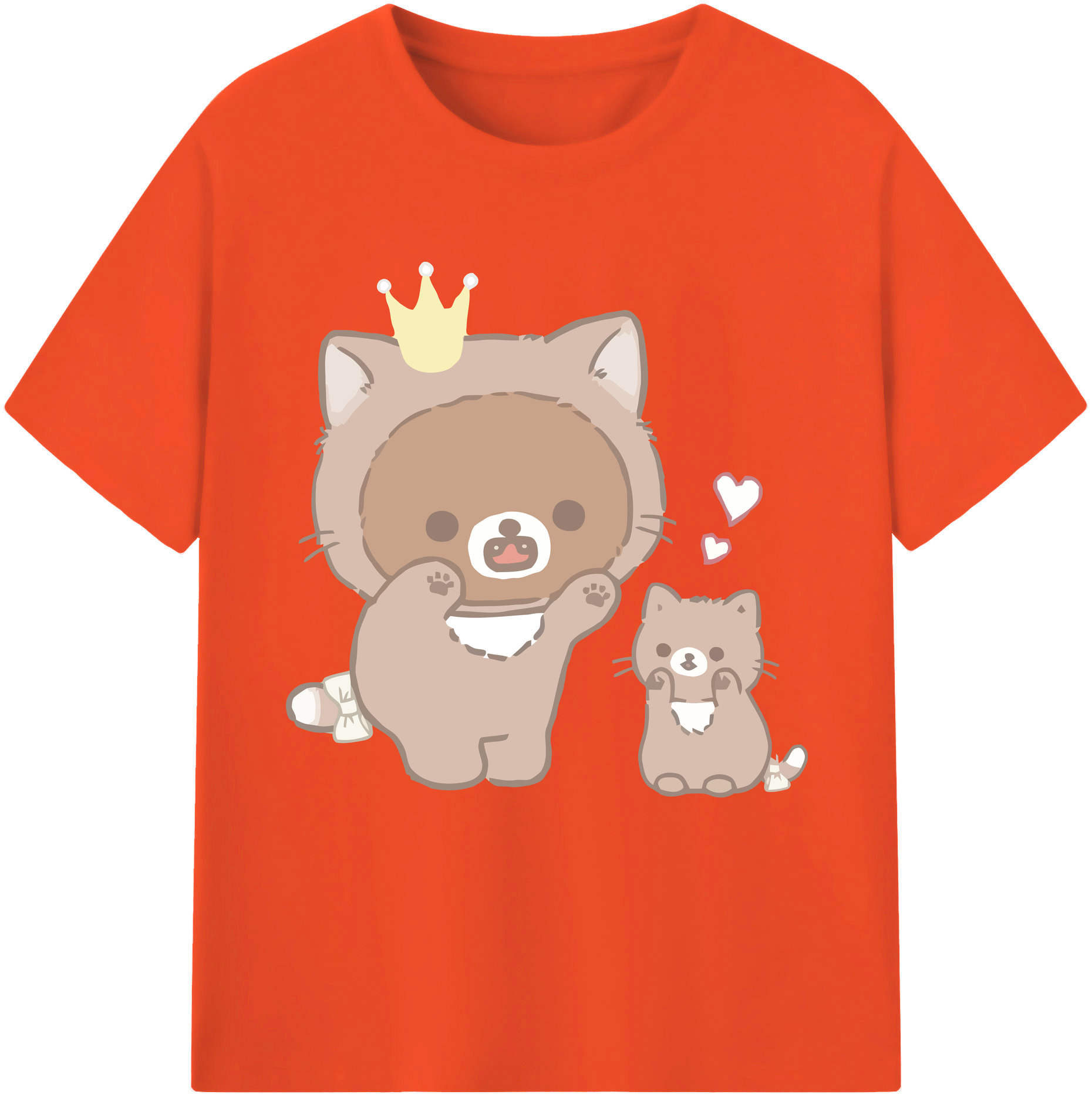 （画像用） リラックマ リラックマ キイロイトリ Rilakkuma Korilakkuma Kiiroitori 綿100％半袖Tシャツ（フロントプリント）