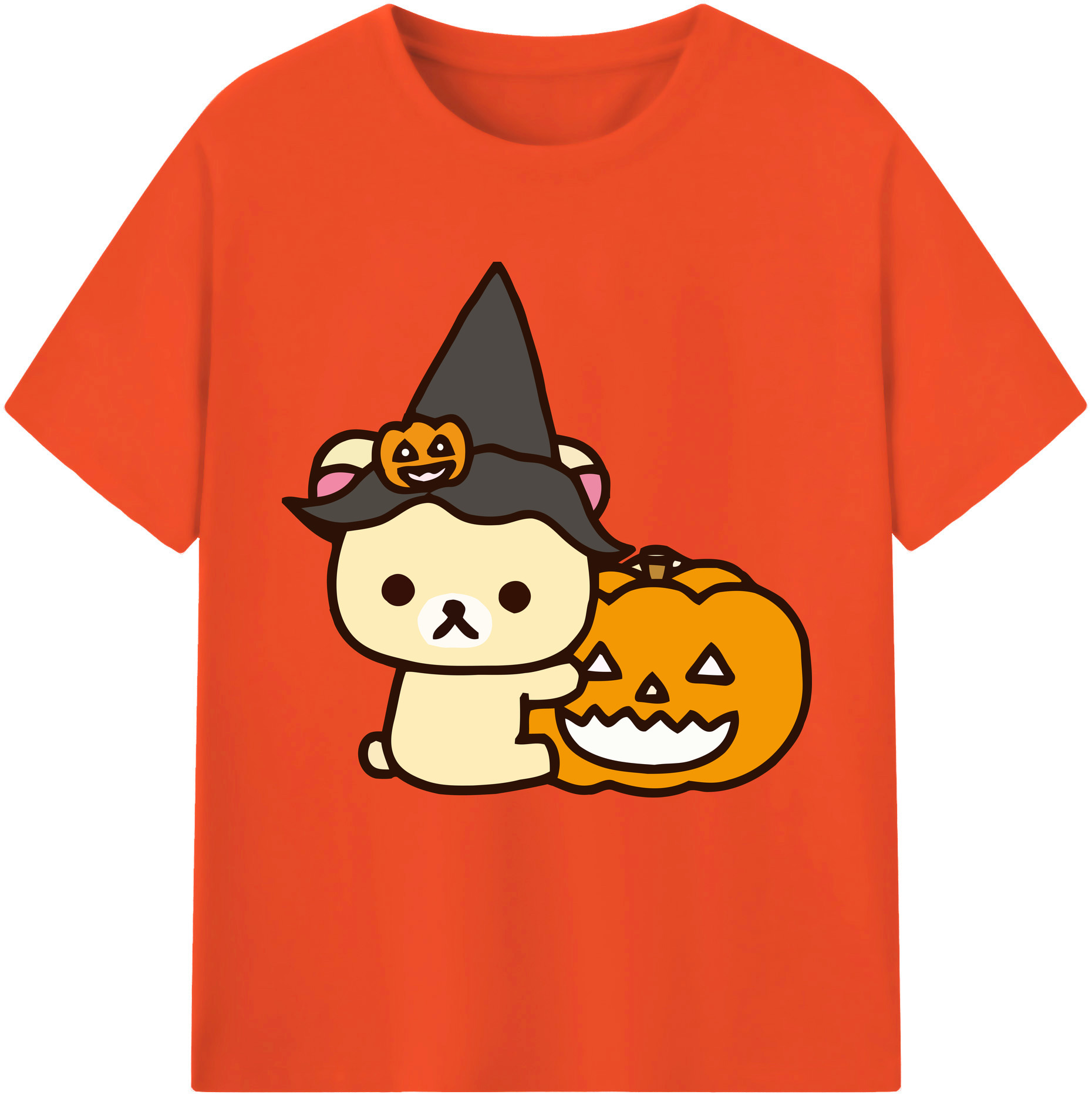 （画像用） リラックマ リラックマ キイロイトリ Rilakkuma Korilakkuma Kiiroitori 綿100％半袖Tシャツ（フロントプリント）