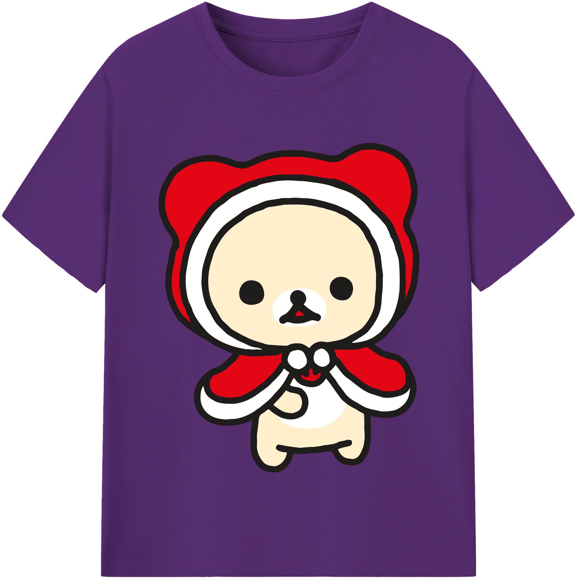 （画像用） リラックマ リラックマ キイロイトリ Rilakkuma Korilakkuma Kiiroitori 綿100％半袖Tシャツ（フロントプリント）