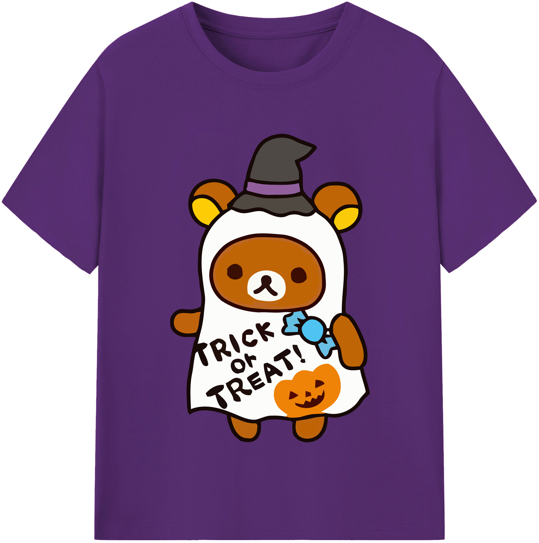 （画像用） リラックマ リラックマ キイロイトリ Rilakkuma Korilakkuma Kiiroitori 綿100％半袖Tシャツ（フロントプリント）