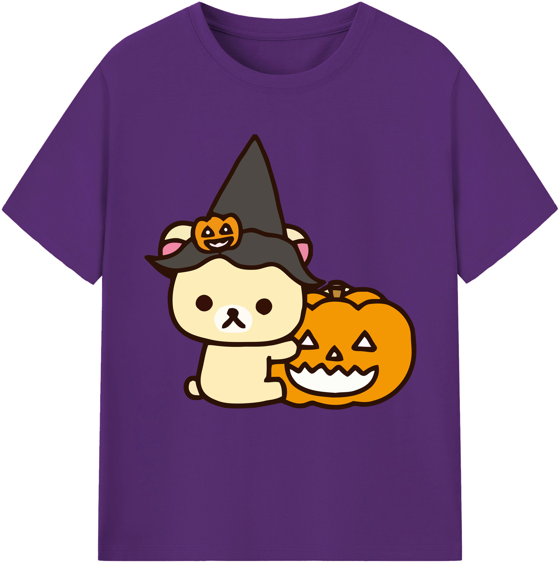 （画像用） リラックマ リラックマ キイロイトリ Rilakkuma Korilakkuma Kiiroitori 綿100％半袖Tシャツ（フロントプリント）