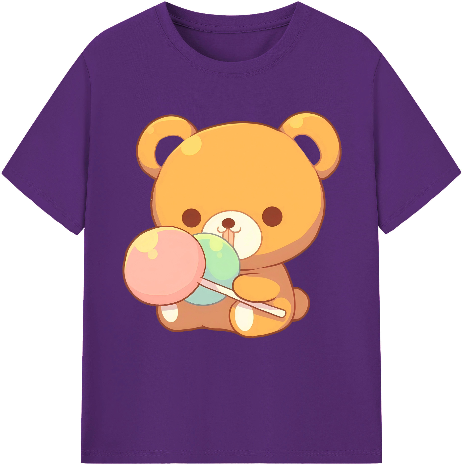 （画像用） リラックマ リラックマ キイロイトリ Rilakkuma Korilakkuma Kiiroitori 綿100％半袖Tシャツ（フロントプリント）