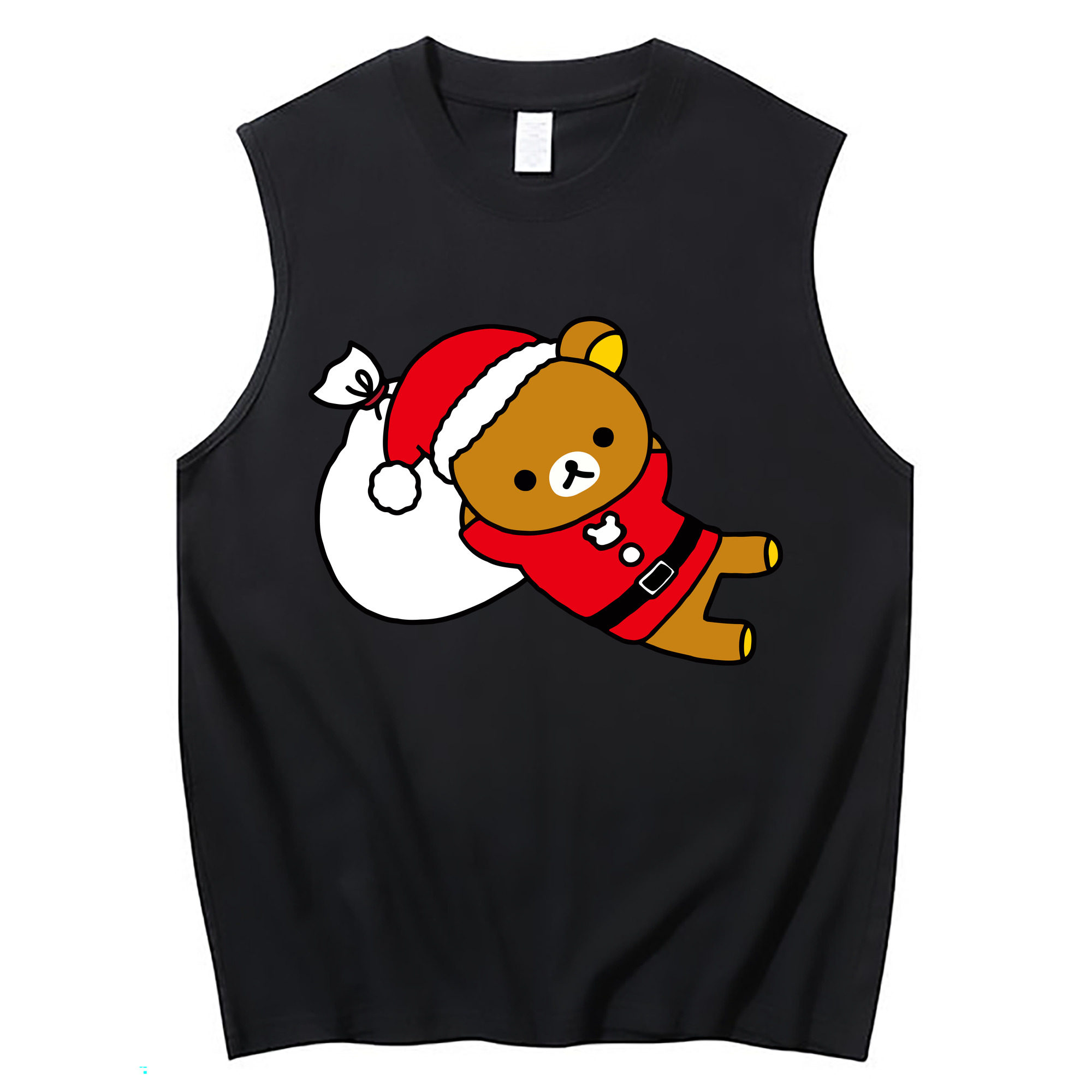 （画像用） リラックマ リラックマ キイロイトリ Rilakkuma Korilakkuma Kiiroitori コットン100％タンクトップ（フロントプリント）