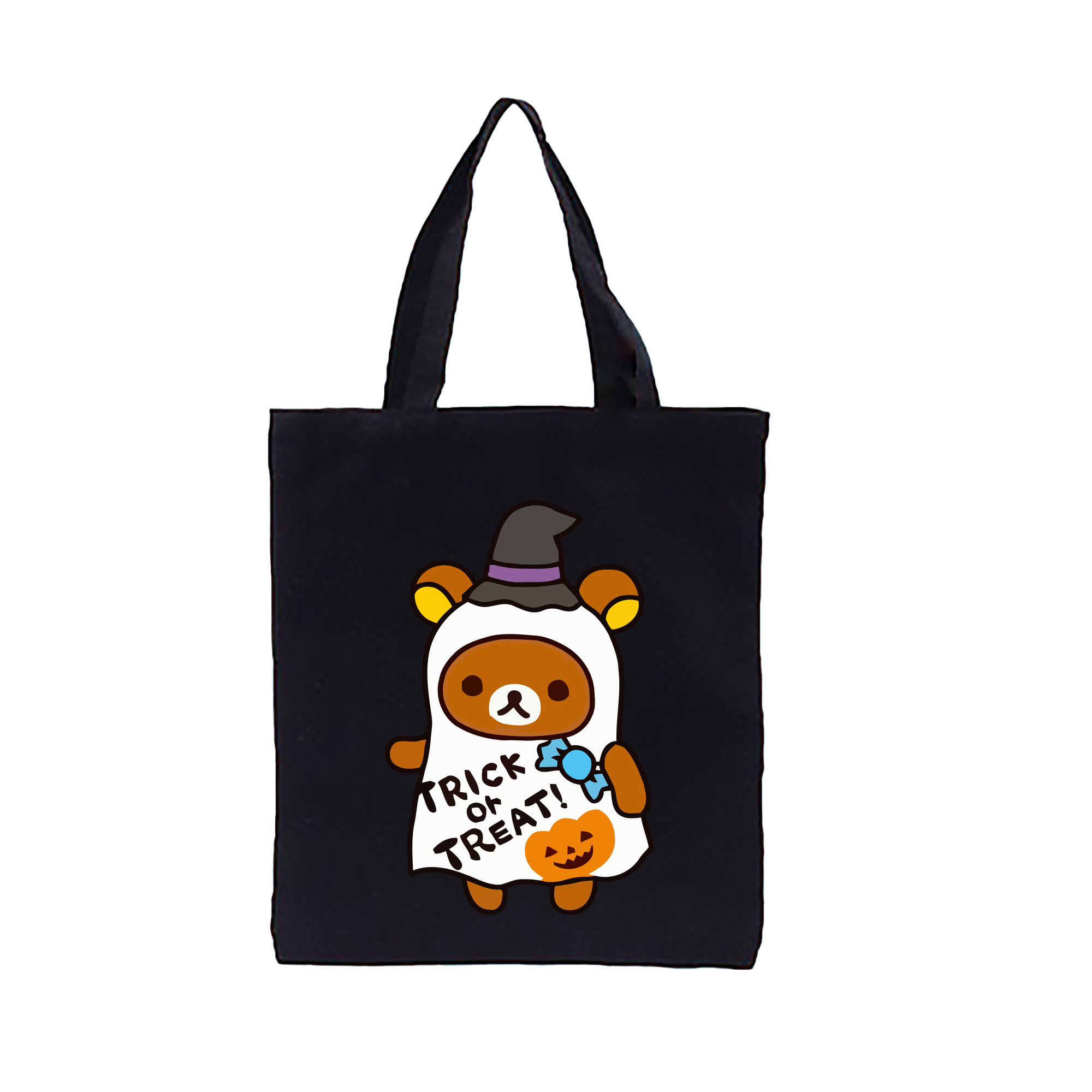 （画像用） リラックマ リラックマ キイロイトリ Rilakkuma Korilakkuma Kiiroitori 縦型キャンバス生地手提げバッグ　トートバッグ