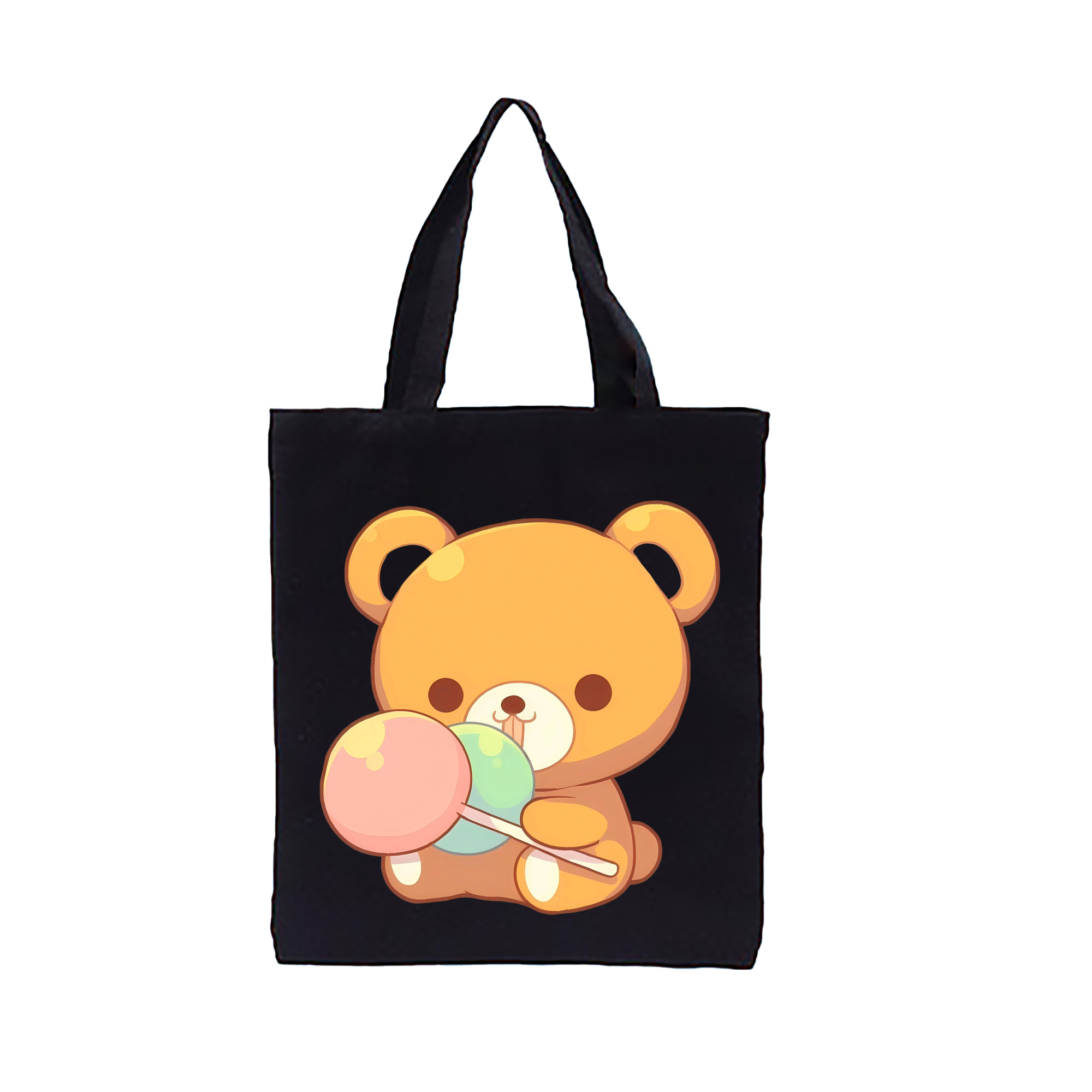 （画像用） リラックマ リラックマ キイロイトリ Rilakkuma Korilakkuma Kiiroitori 縦型キャンバス生地手提げバッグ　トートバッグ