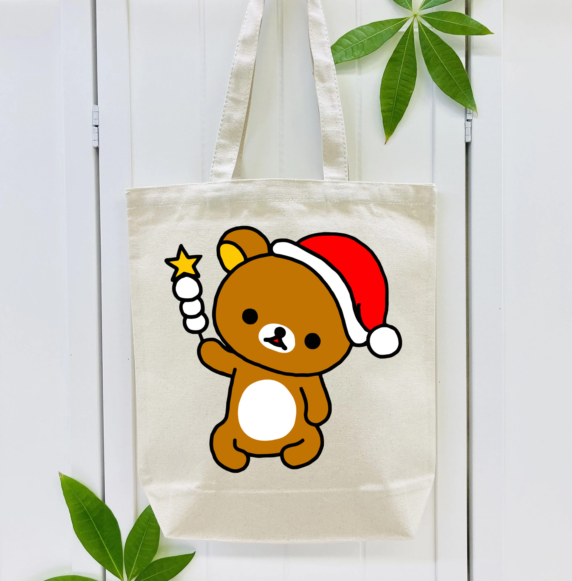リラックマ リラックマ キイロイトリ Rilakkuma Korilakkuma Kiiroitori 縦型キャンバス生地手提げバッグ　トートバッグ
