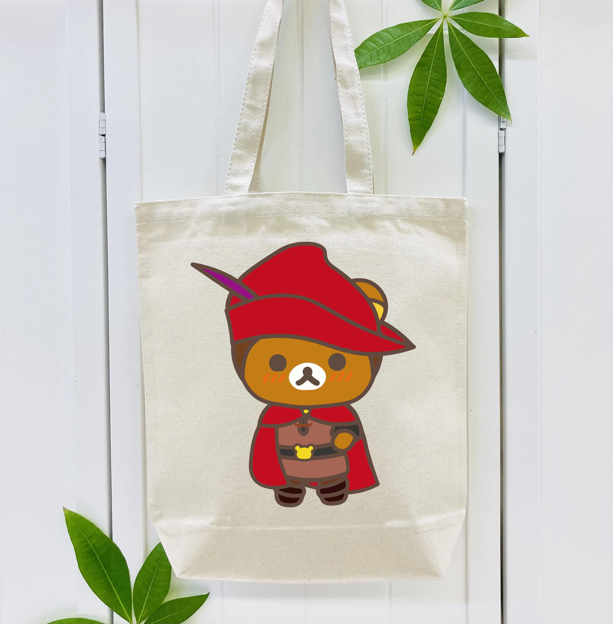 リラックマ リラックマ キイロイトリ Rilakkuma Korilakkuma Kiiroitori 縦型キャンバス生地手提げバッグ　トートバッグ
